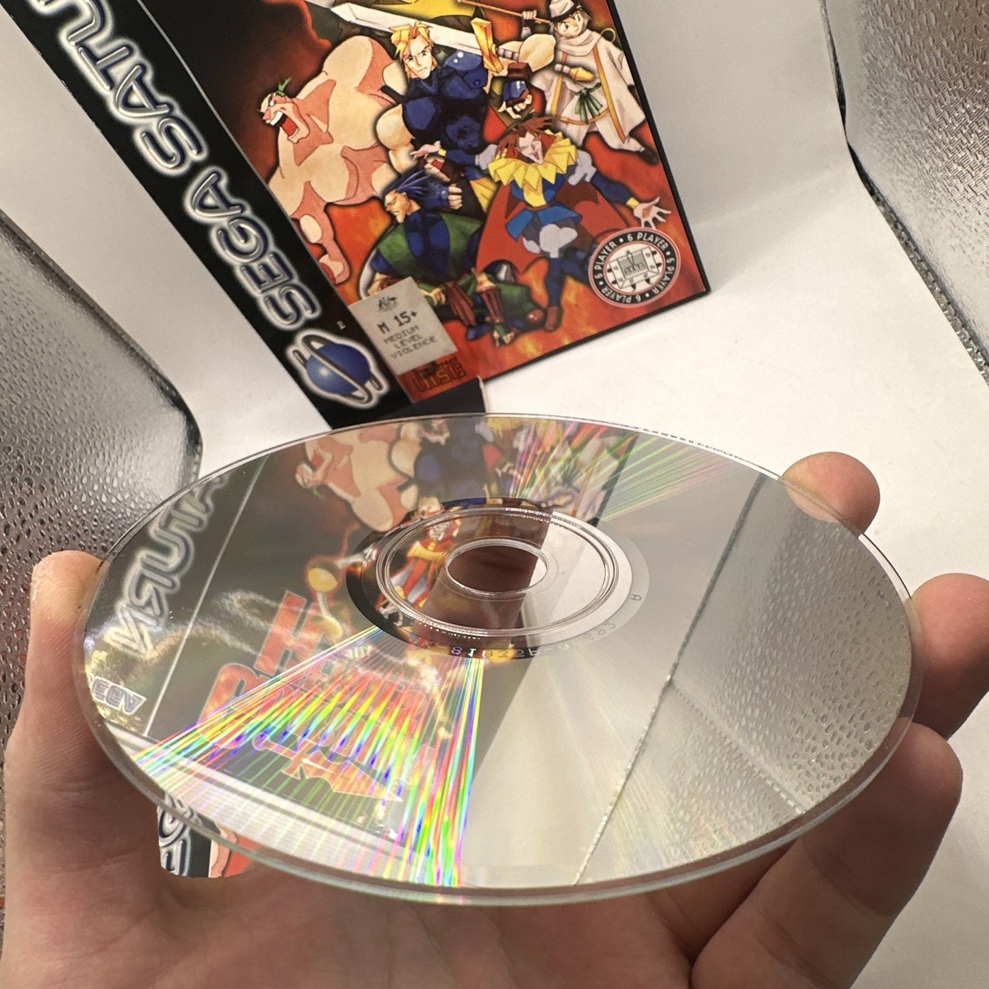 Guardian Heroes • Sega Saturn Game + Manual (1996) PAL • Complete CIB Beat Em Up