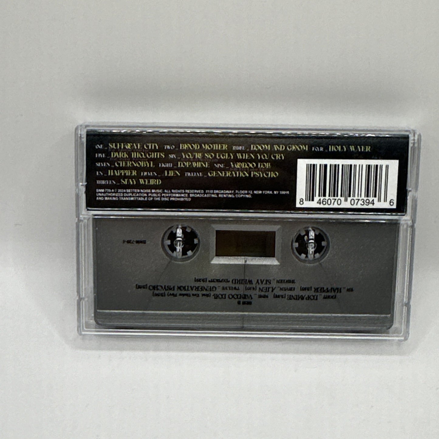 The Funeral Portrait • Greetings from Suffocate City Album Music Cassette Tape