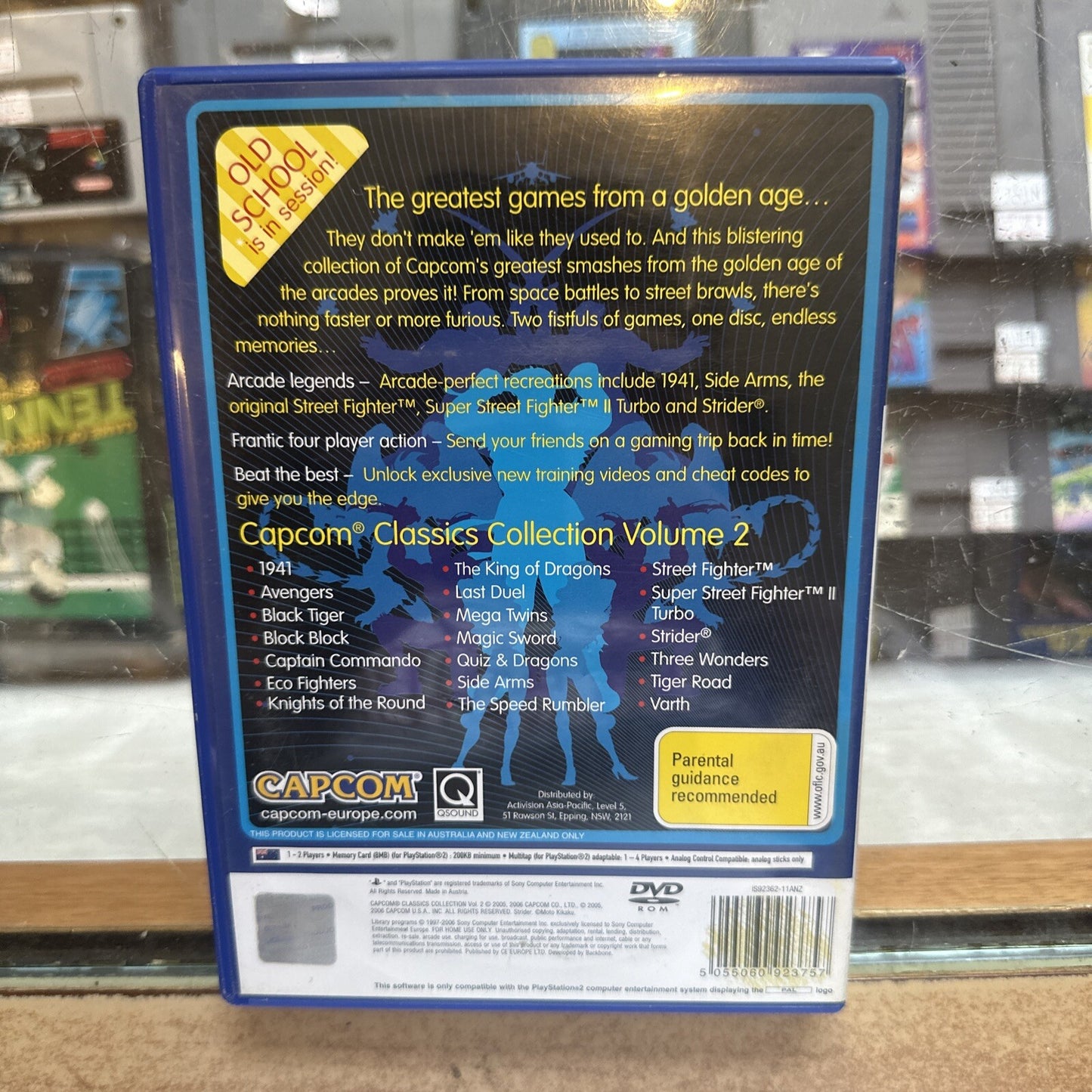 Capcom Classics Collection Volume 2 Playstation 2 PS2 Game + Manual PAL • Vol 2