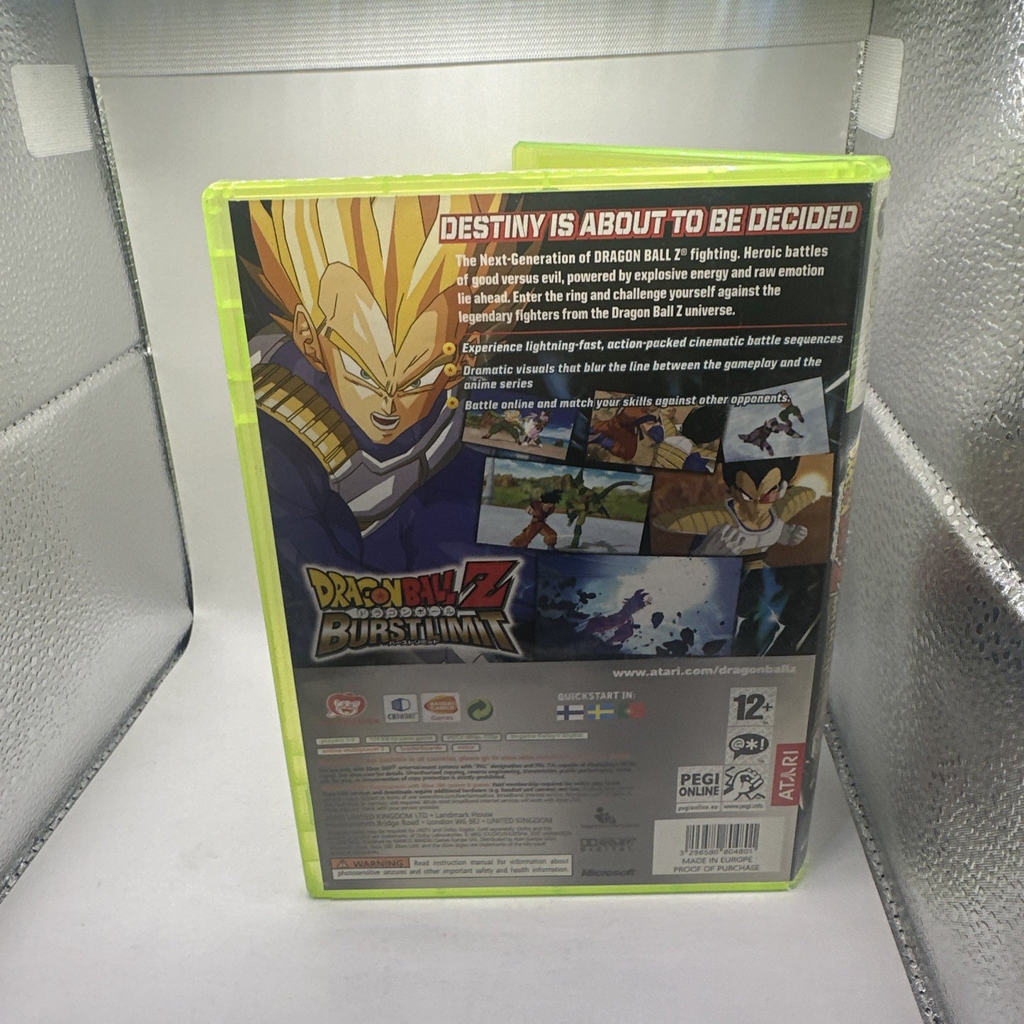 Dragon Ball Z: Burst Limit • Xbox 360 Game + Manual (2009) PAL Complete Fighting