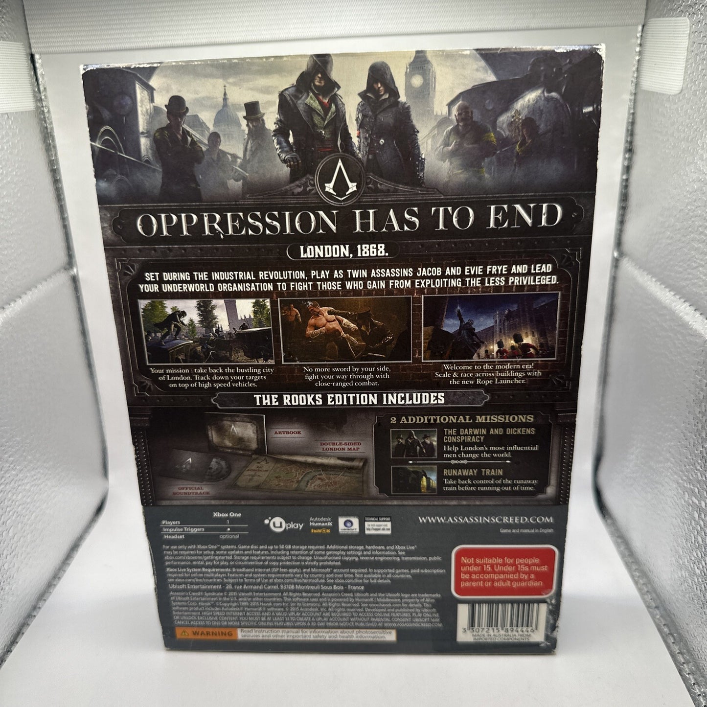 Assassin’s Creed: Syndicate The Rooks Collector’s Edition • Xbox One • Complete