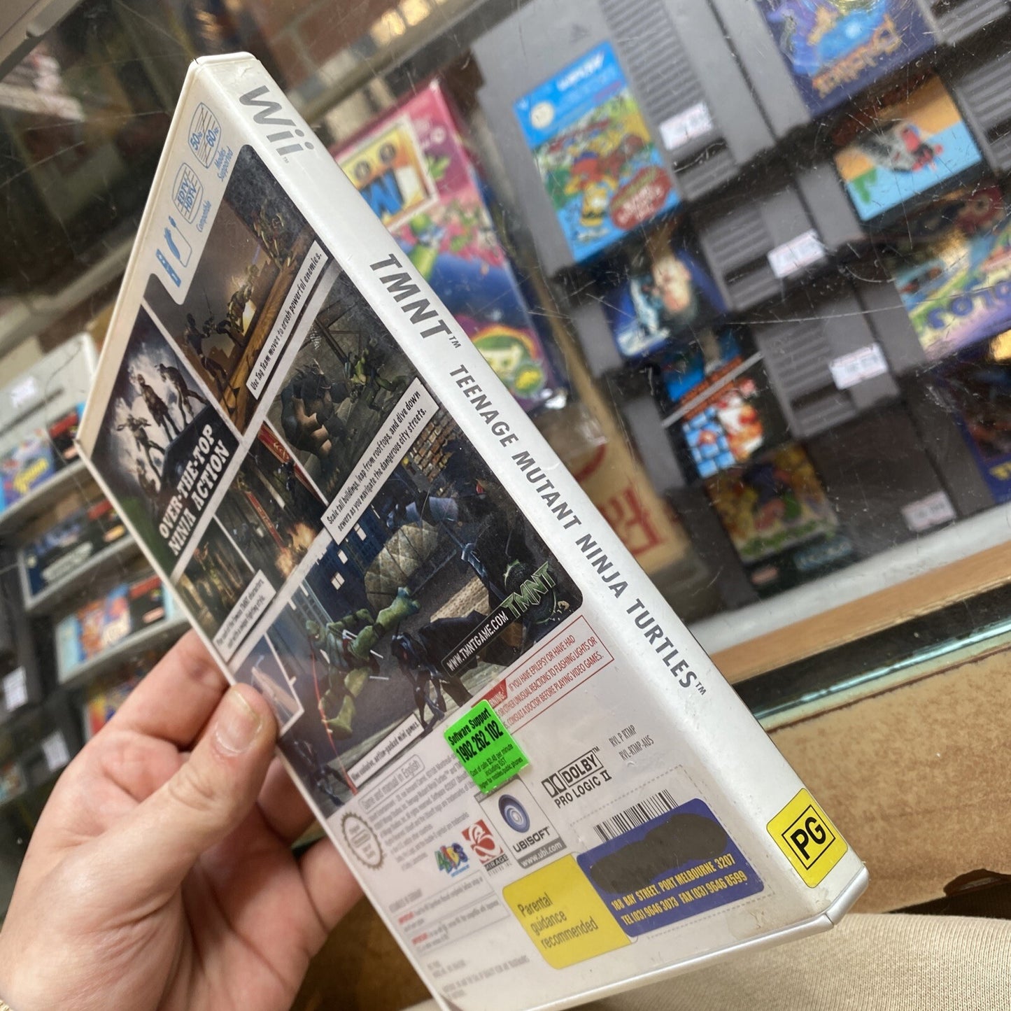 Teenage Mutant Ninja Turtles TMNT Nintendo Wii (2007) AU PAL Tested! • Ex-Rental