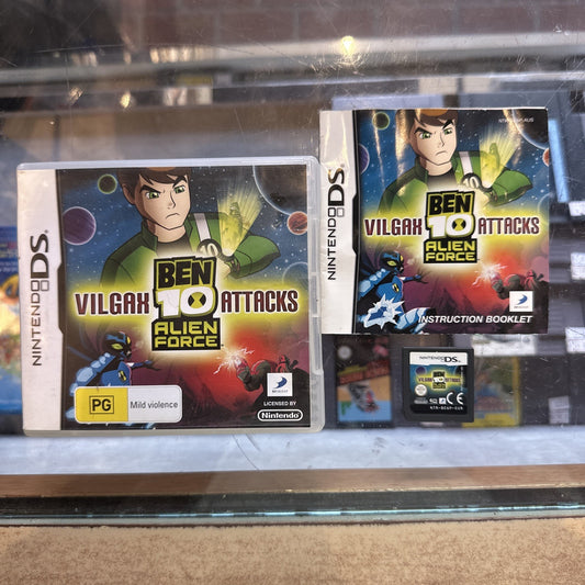 Ben 10 Alien Force: Vilgax Attacks • Nintendo DS Game + Manual (2009) PAL AUS