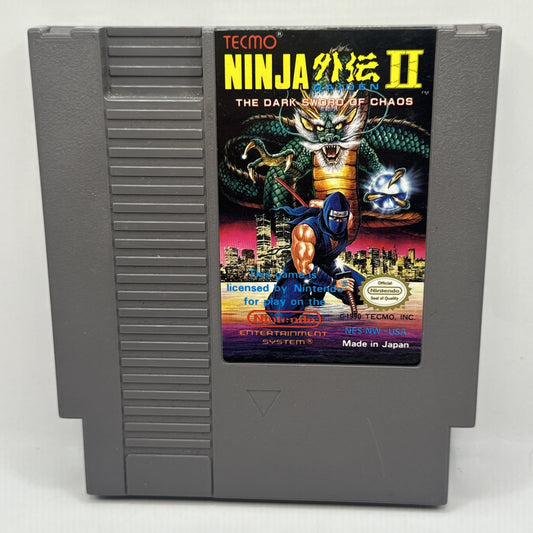 Ninja Gaiden II: The Dark Sword of Chaos • Nintendo NES Game (1990) NTSC USA • 2