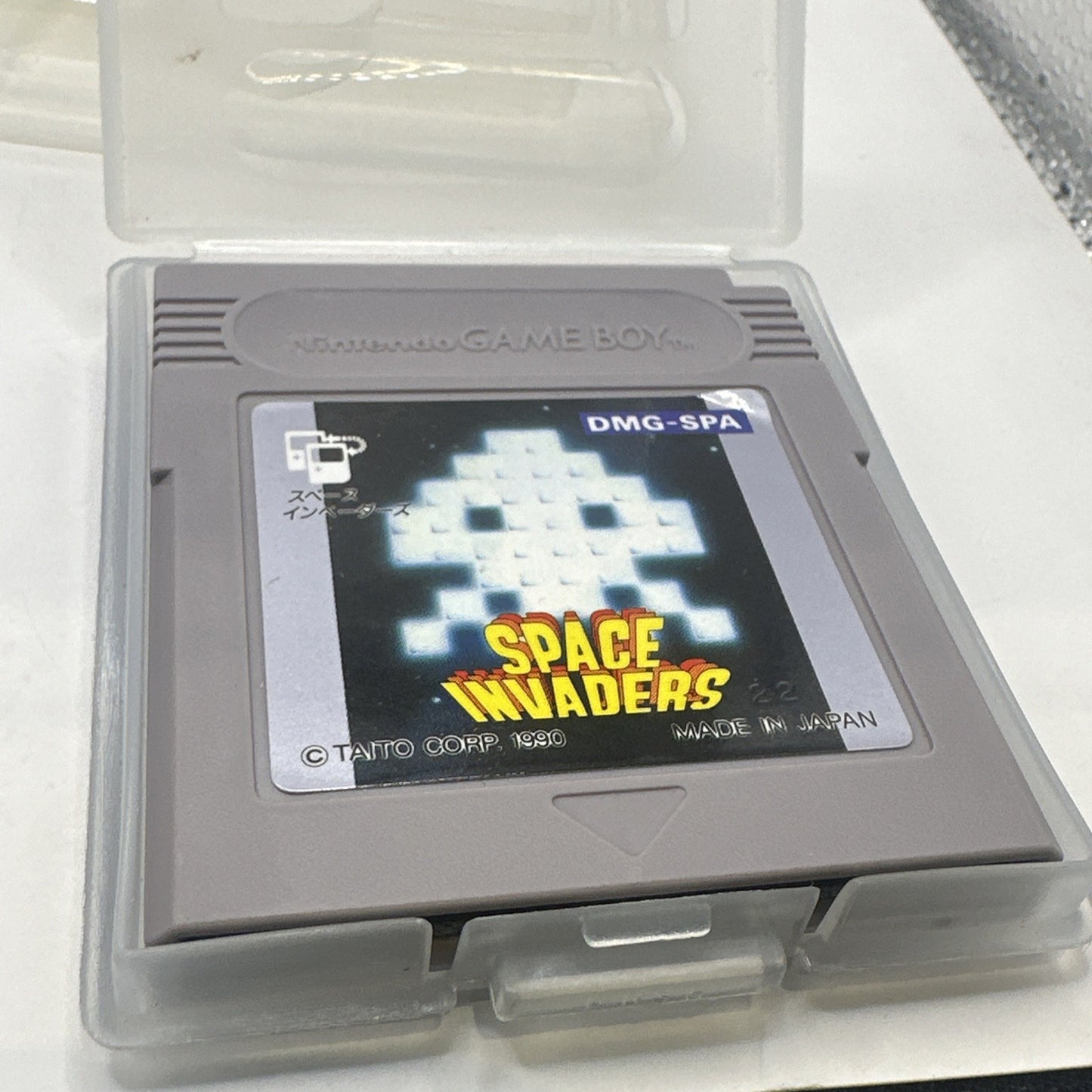 SPACE INVADERS • Nintendo Gameboy Game + Box/Manual 1990 Boxed Complete Japanese
