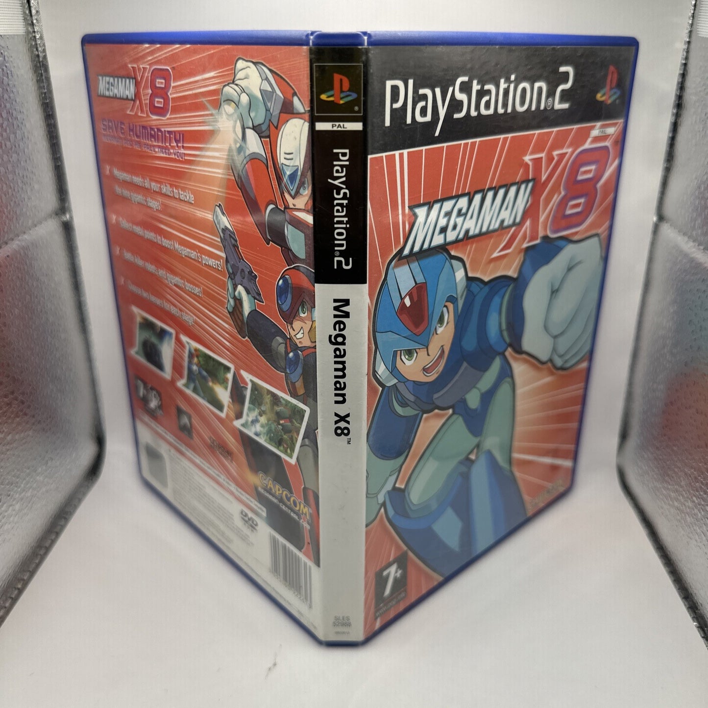 Mega Man X8 • Playstation 2 PS2 Game + Manual (2004) PAL • Complete CIB • Capcom