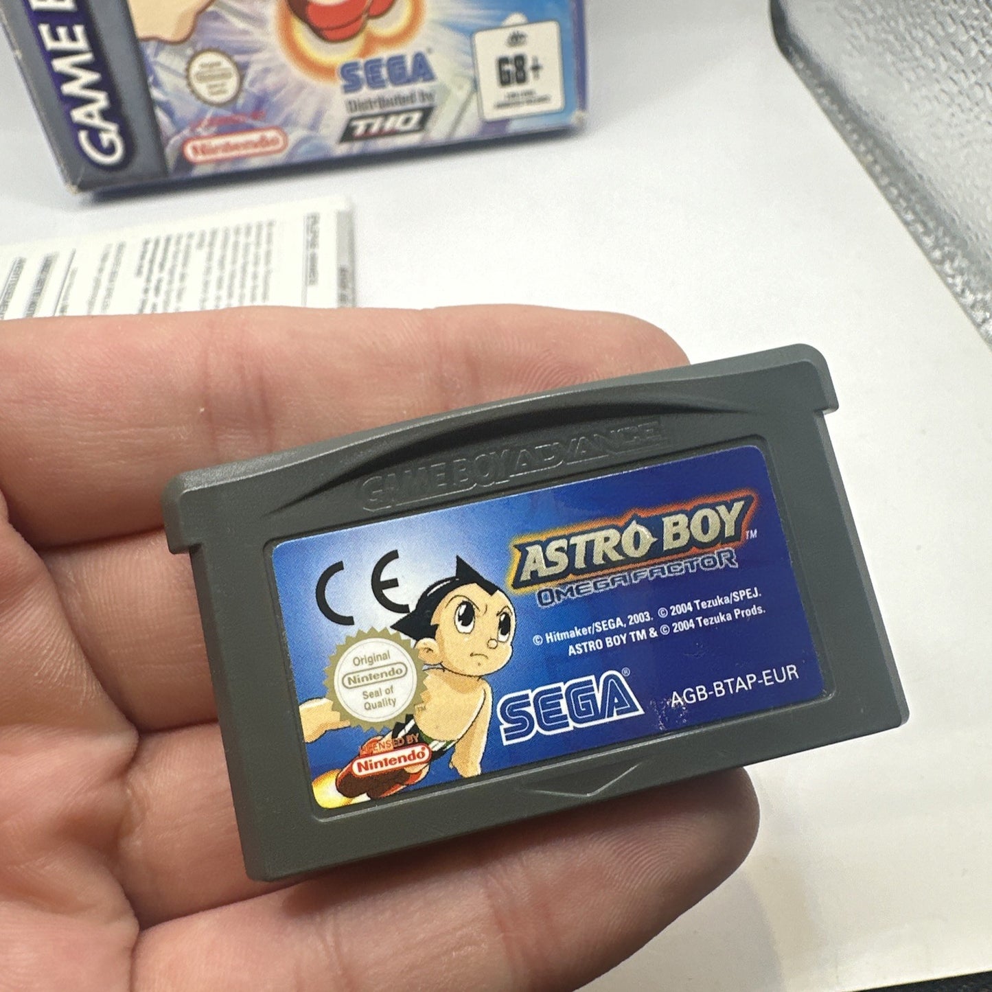 Astro Boy: Omega Factor • Nintendo Game Boy Advance GBA Game In Box Boxed SEGA
