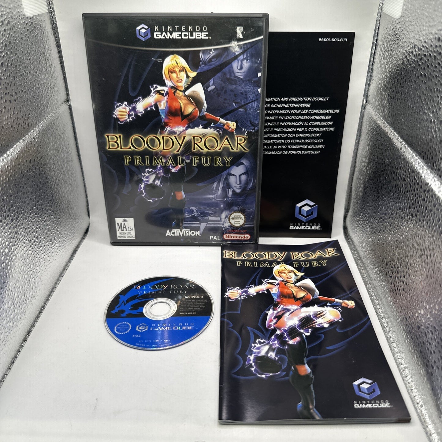 Bloody Roar: Primal Fury • Nintendo GameCube Game + Manual PAL AUS Complete 2002