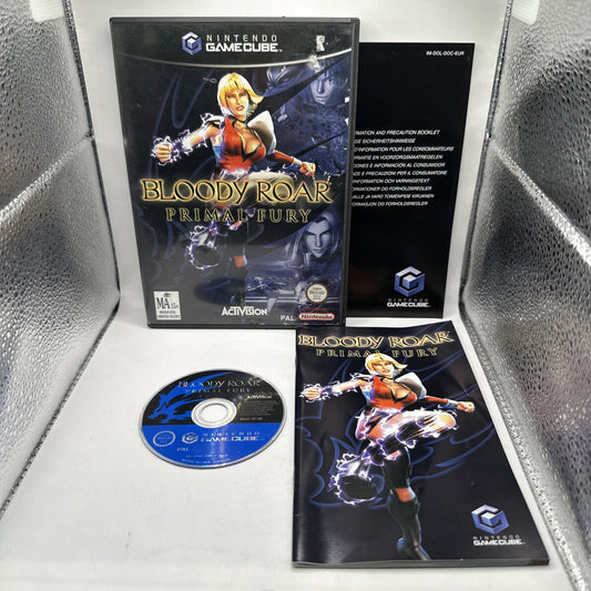 Bloody Roar: Primal Fury • Nintendo GameCube Game + Manual PAL AUS Complete 2002