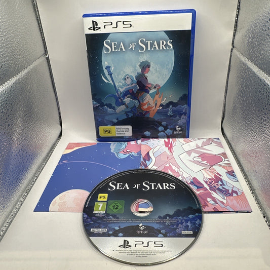 Sea of Stars • PlayStation 5 PS5 Game + Poster (2024) RPG • Complete CIB • AUS