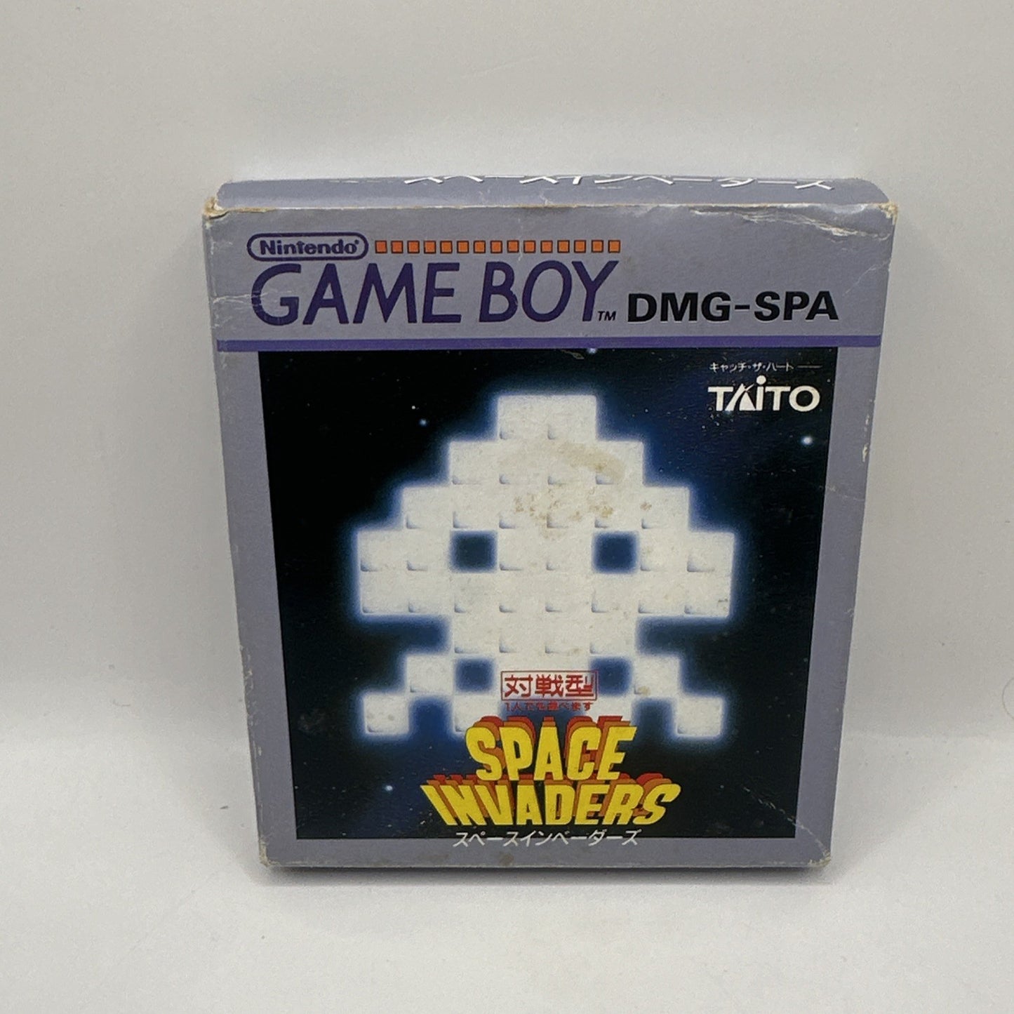 SPACE INVADERS • Nintendo Gameboy Game + Box/Manual 1990 Boxed Complete Japanese