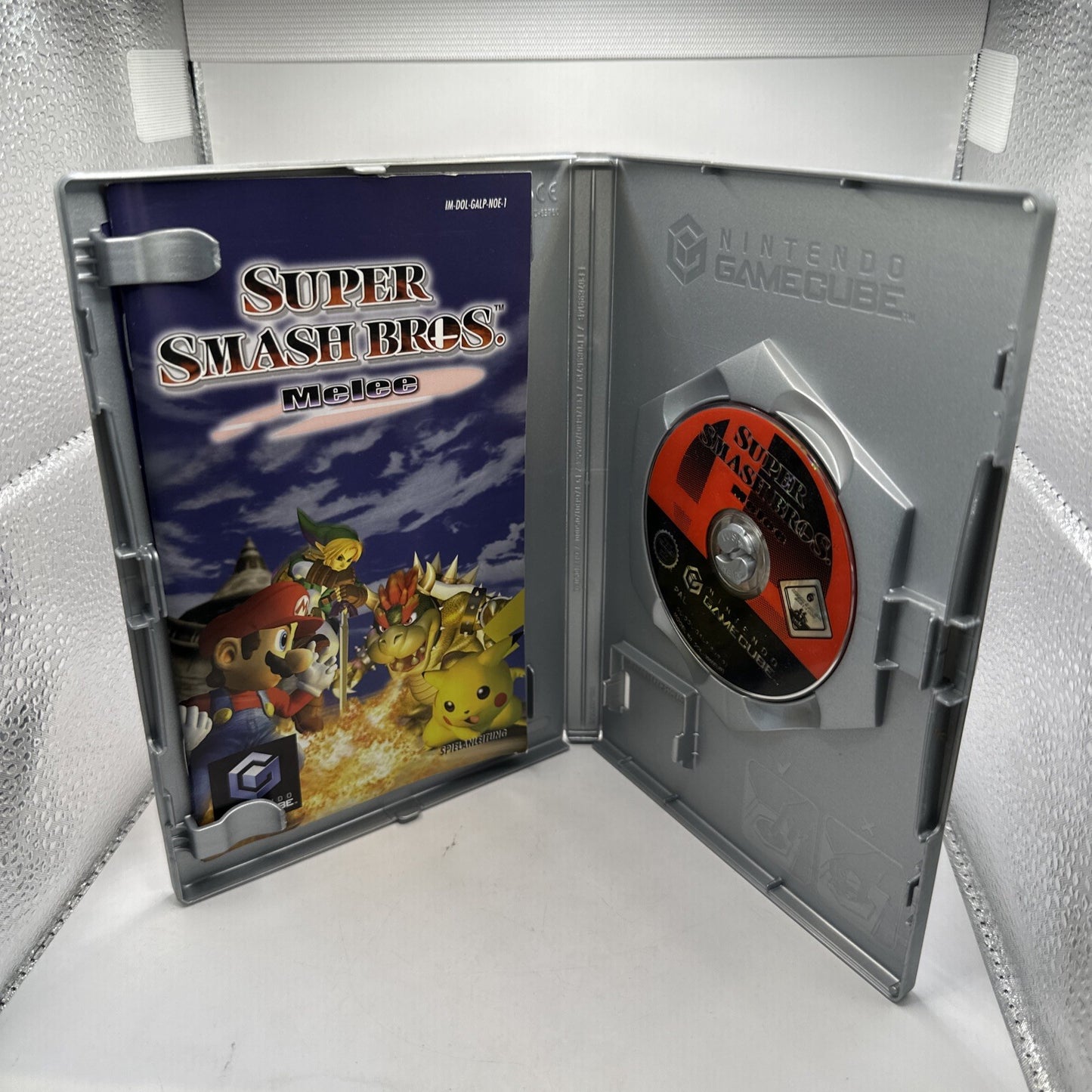 Super Smash Bros. Melee • Nintendo GameCube Game + Manual (2001) PAL • Fighting