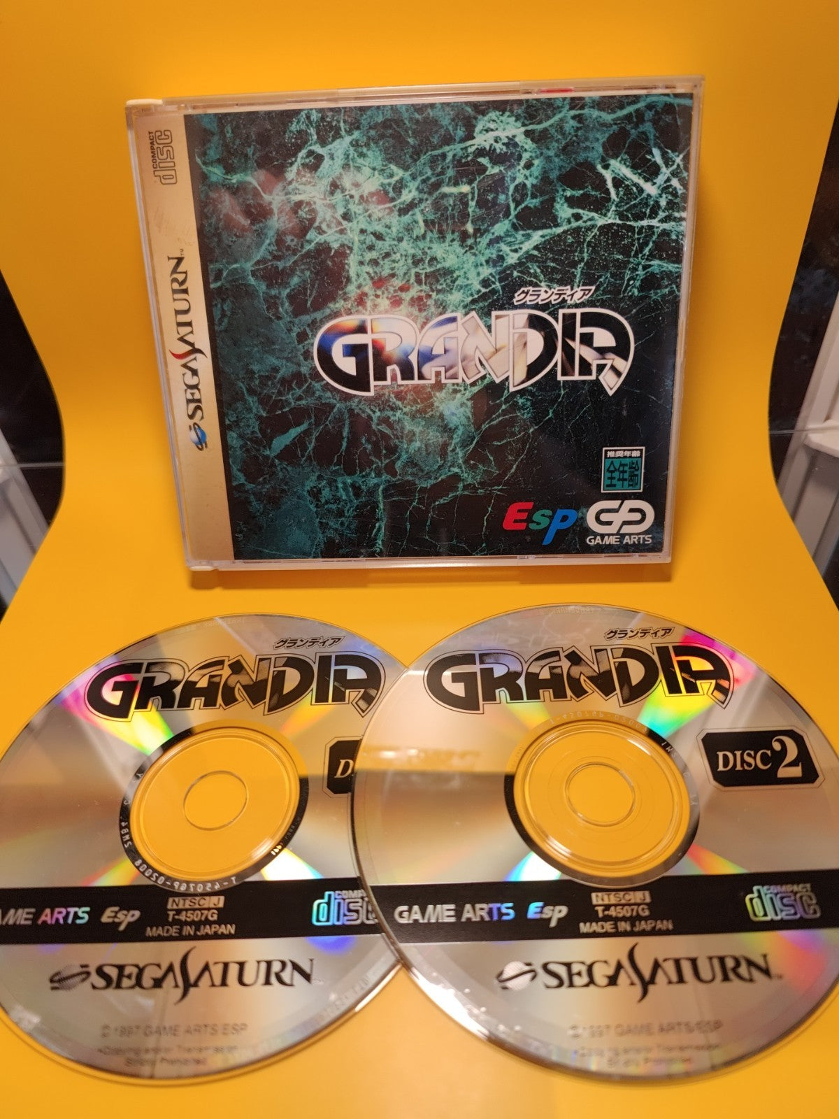 Grandia • Sega Saturn Game (1997) NTSC-J • Complete