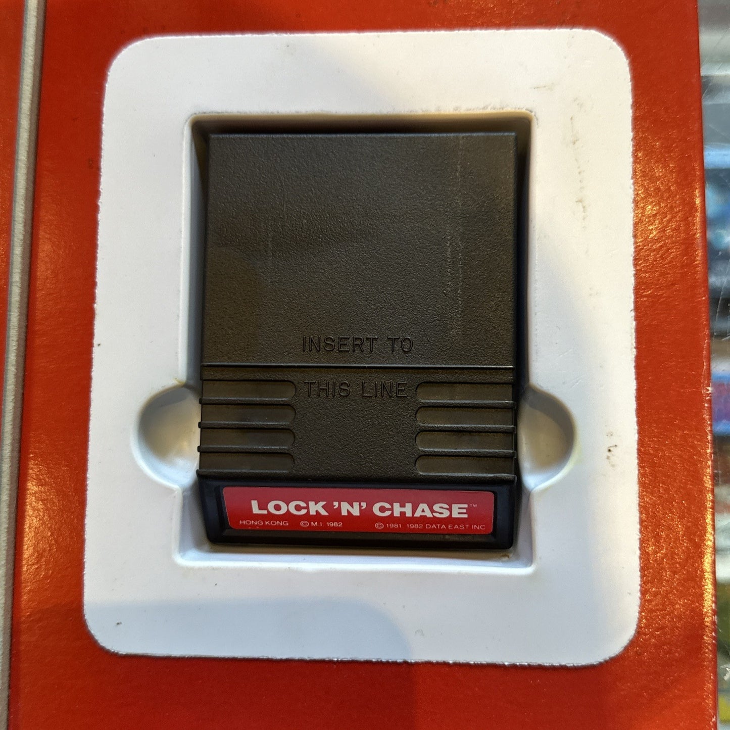 Lock N Chase • Mattel Intellivision Game In Box + Manual & Overlays (1982) Boxed