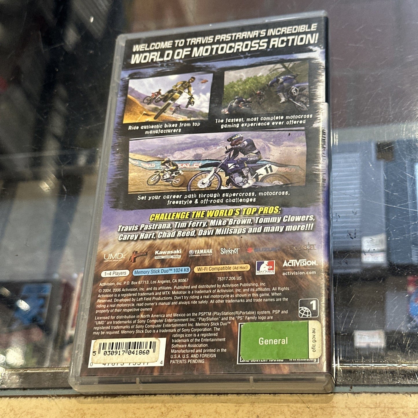 MTX Morotrax • Sony PSP PlayStation Portable Game + Manual (2006) Motocross CIB