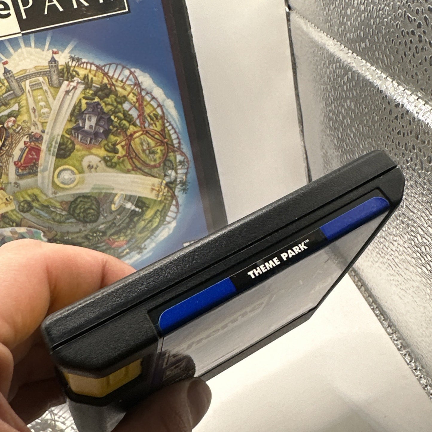 Theme Park • SEGA Genesis Game + Manual (1995) Complete CIB Boxed • Bullfrog EA