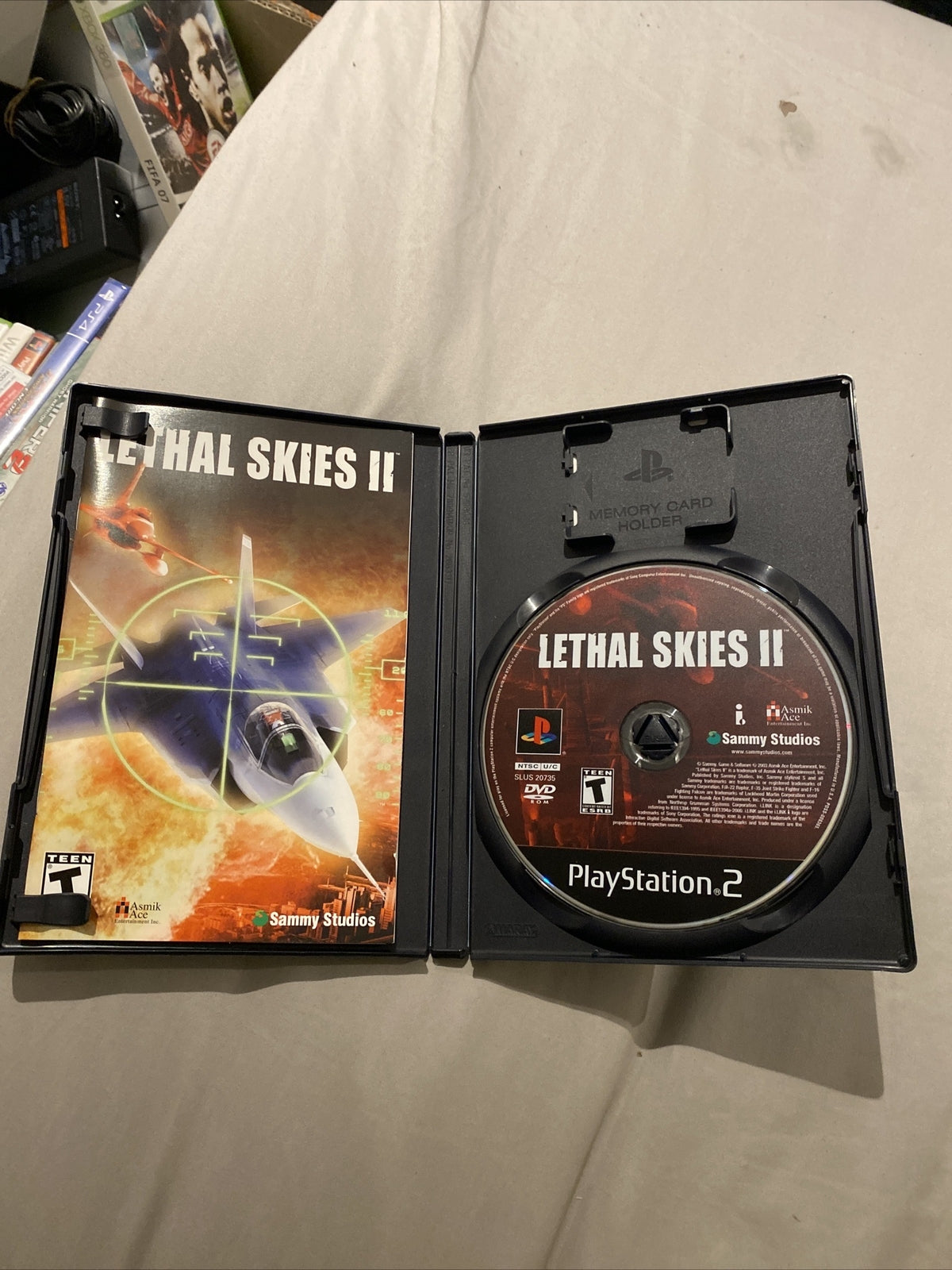 Lethal Skies II 2 • PlayStation 2 PS2 Game + Manual (2003) NTSC-U • Flying