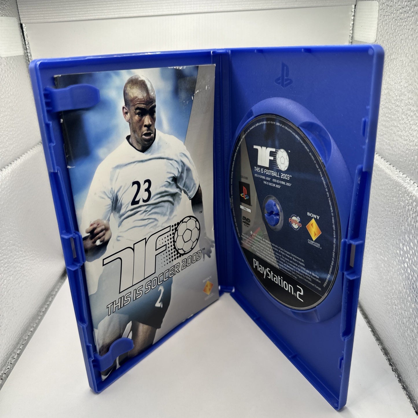 This Is Football 2003 • PlayStation 2 PS2 Game + Manual • Soccer 03 Games