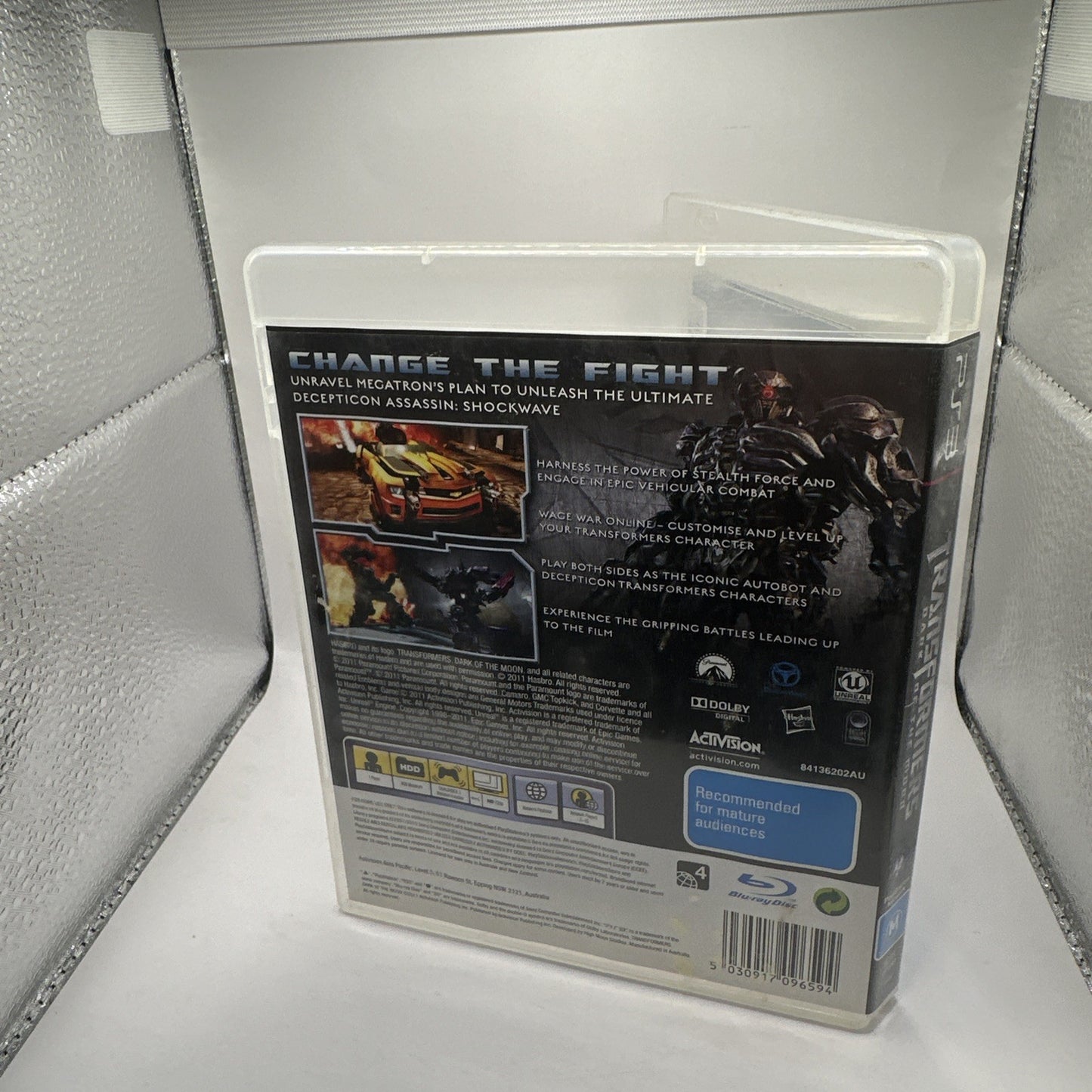 Transformers: Dark of the Moon • PlayStation 3 PS3 Game + Manual (2010) Complete