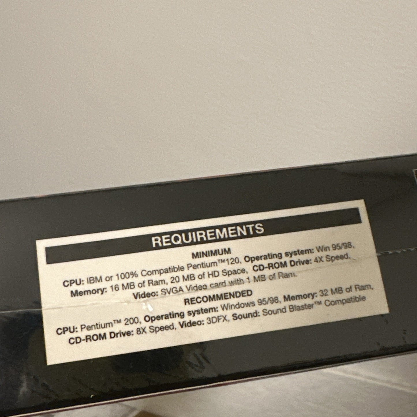 The Dragon Slayer Asghan • Big Box PC Game BRAND NEW/SEALED Boxed Windows 98/95