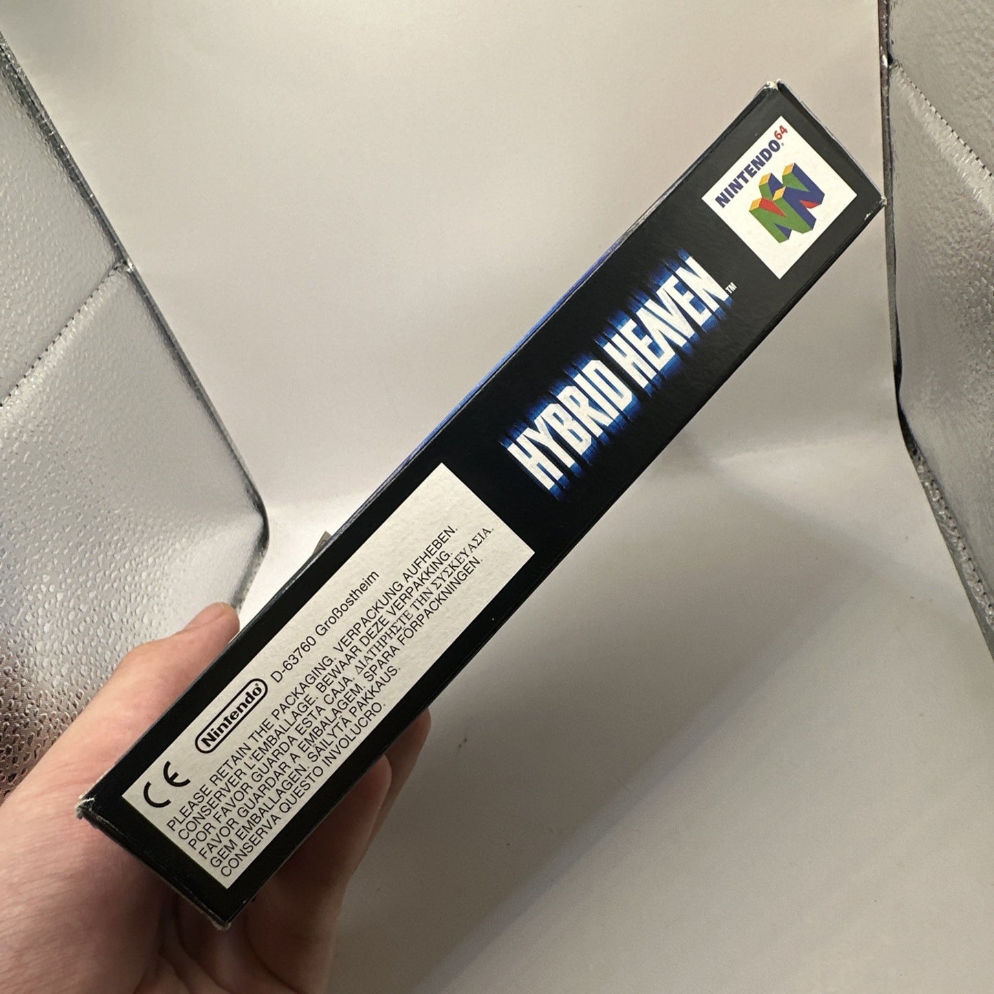 Hybrid Heaven • Nintendo 64 N64 Game + Box & Manual (1999) PAL • Boxed Compelte