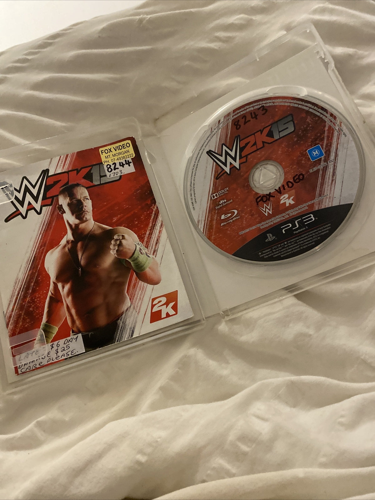 WWE 2K15 PS3 Game PlayStation 3 Game AUS PAL *FREE SHIPPING* Wrestling PS3 Games