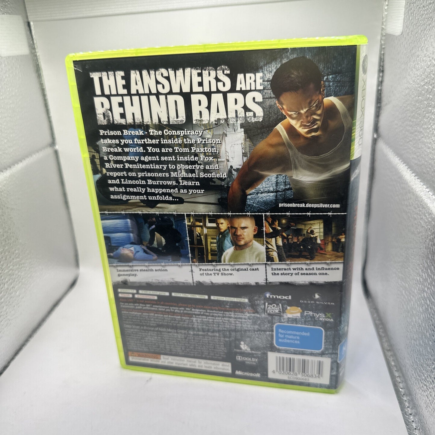 Prison Break: The Conspiracy • Xbox 360 Game + Manual (2008) PAL AUS • Complete