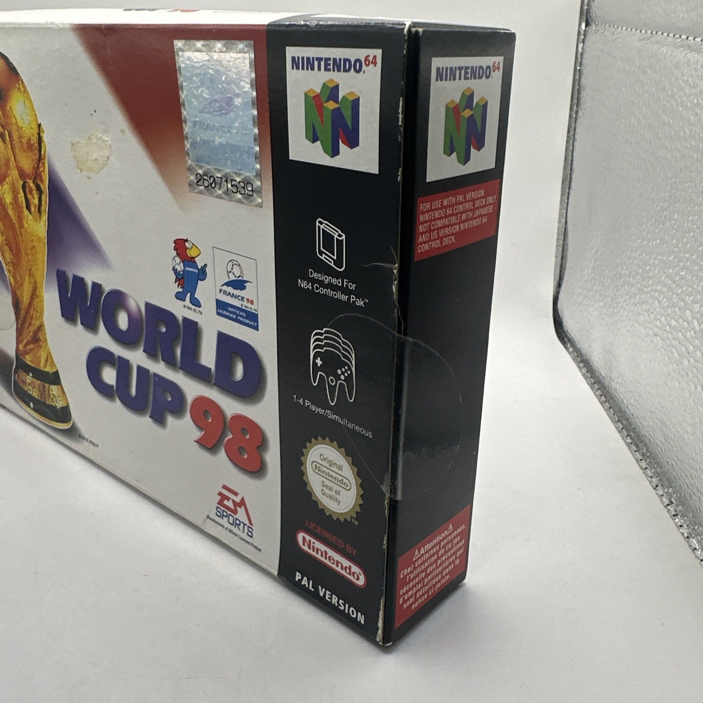 World Cup 98 • Nintendo 64 N64 Game + Box & Manual (1998) Boxed Complete • FIFA