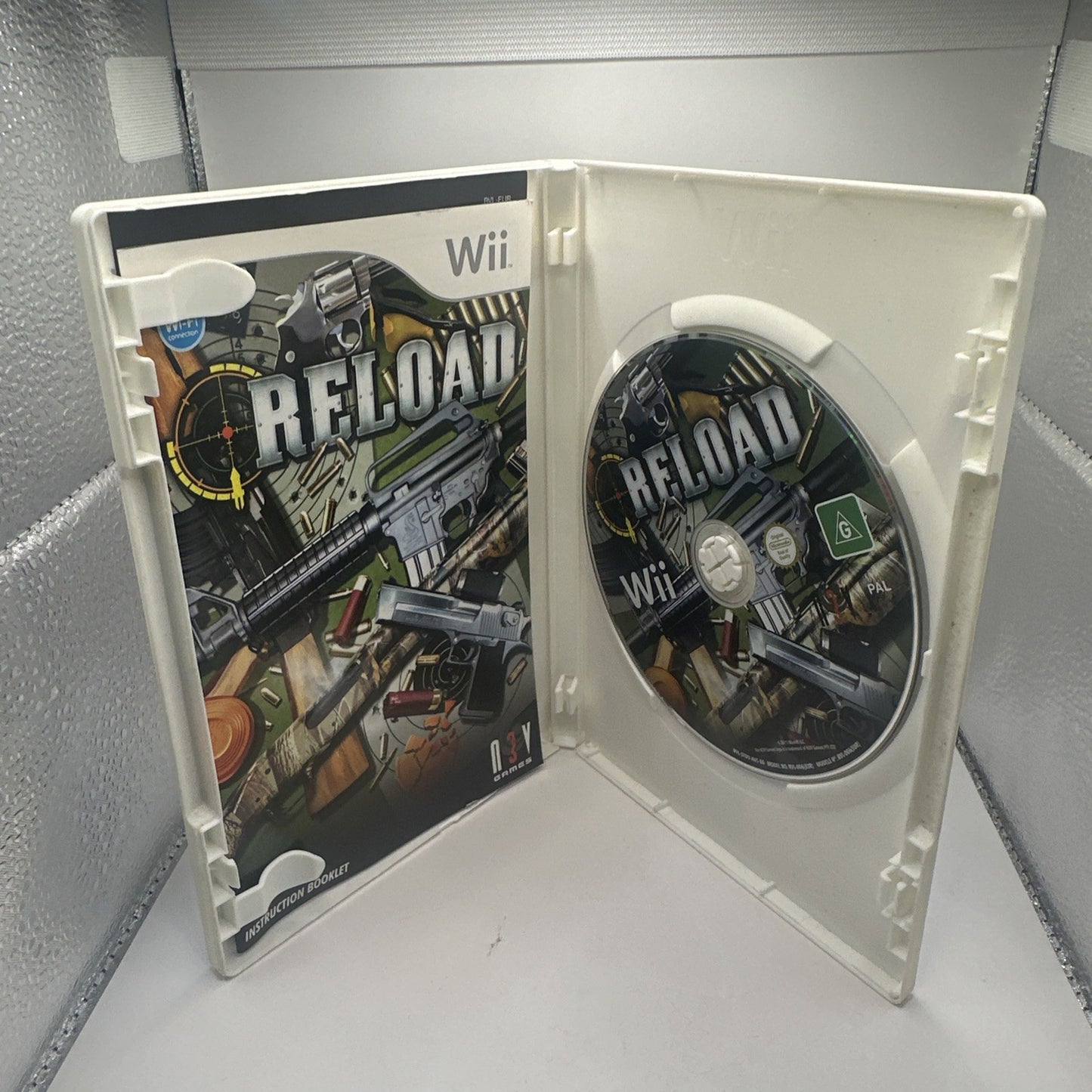 Reload • Nintendo Wii Game + Manual (2009) PAL AUS • Complete CIB • Shooter