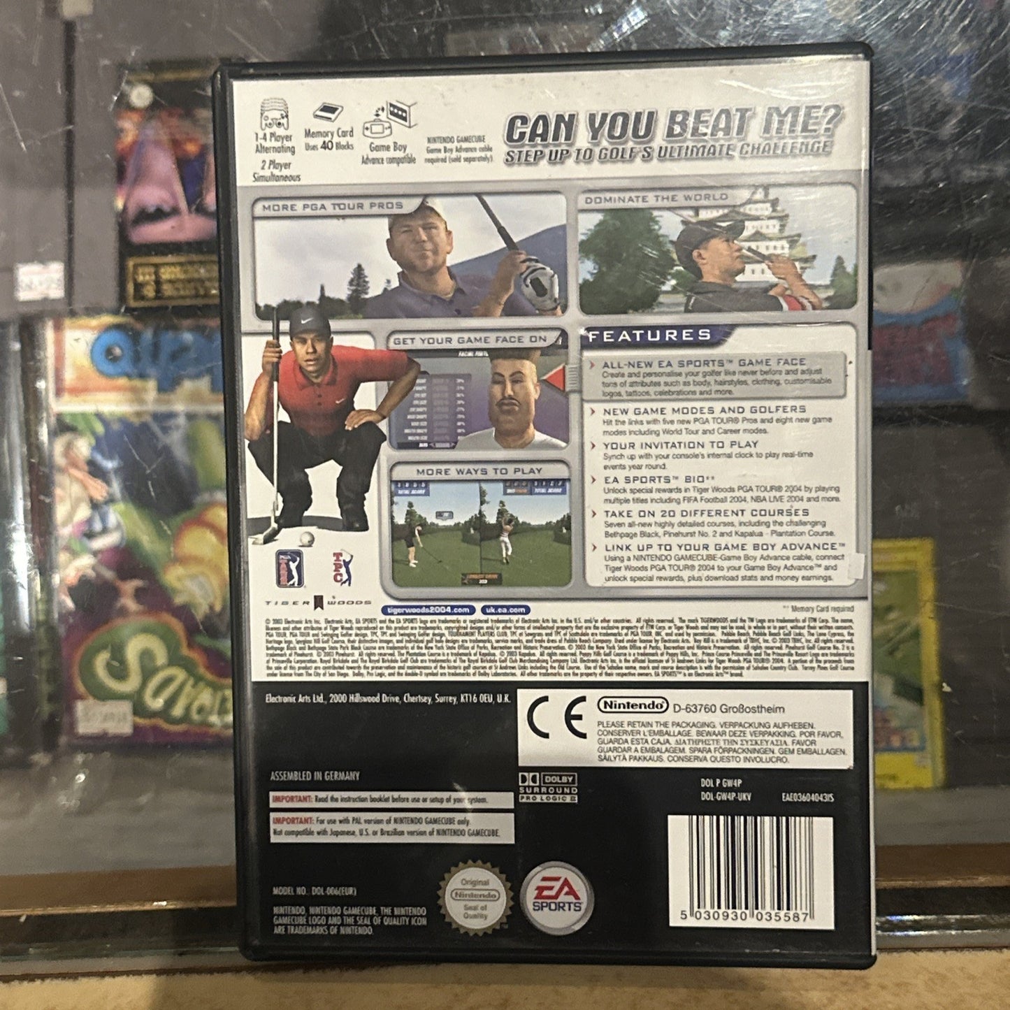 Tiger Woods PGA Tour 2004 • Nintendo GameCube Game + Manual PAL • Golf Games 04