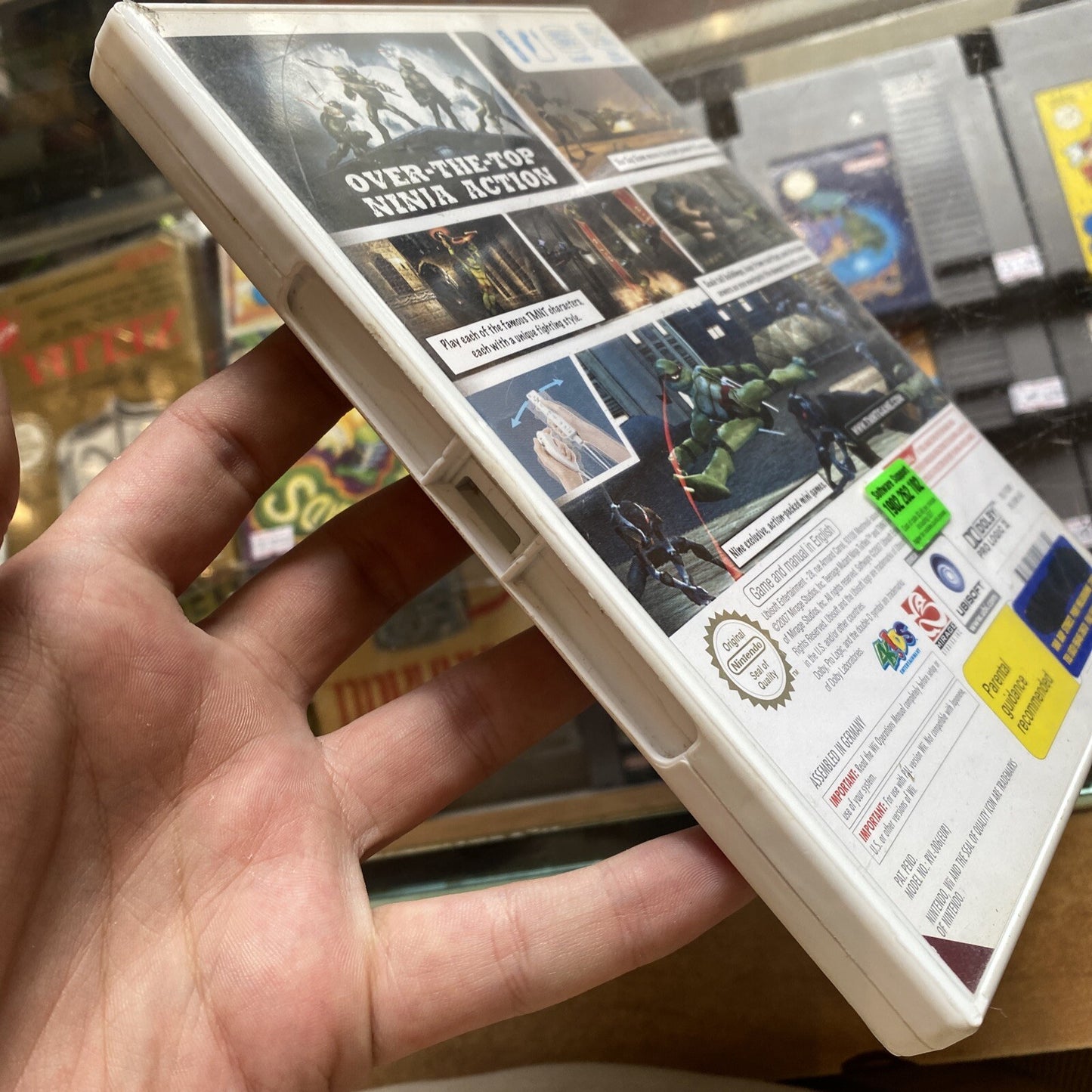 Teenage Mutant Ninja Turtles TMNT Nintendo Wii (2007) AU PAL Tested! • Ex-Rental