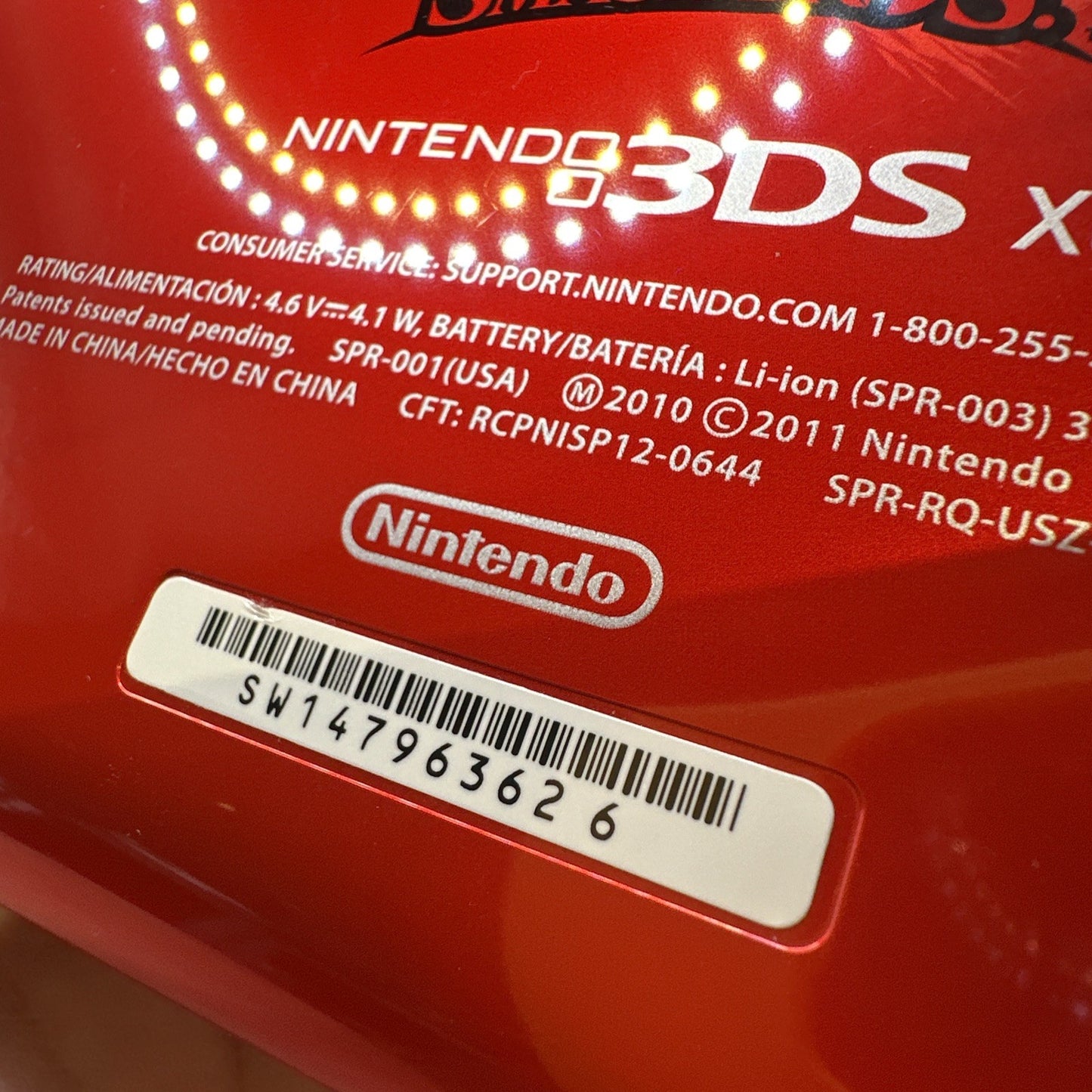 Nintendo 3DS XL Super Smash Bros Edition Red Console Handheld • Boxed • NTSC