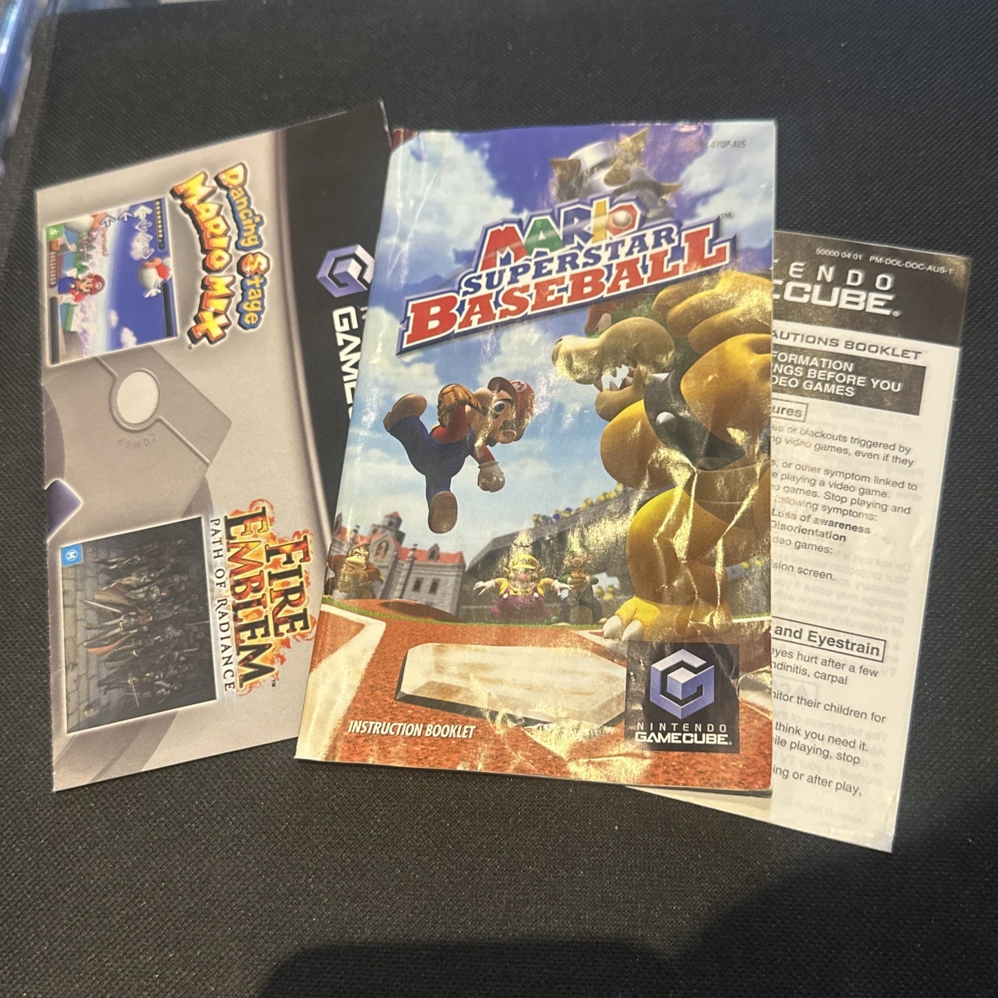Mario Superstar Baseball • Nintendo GameCube Game + Manual 2005 PAL AUS Complete