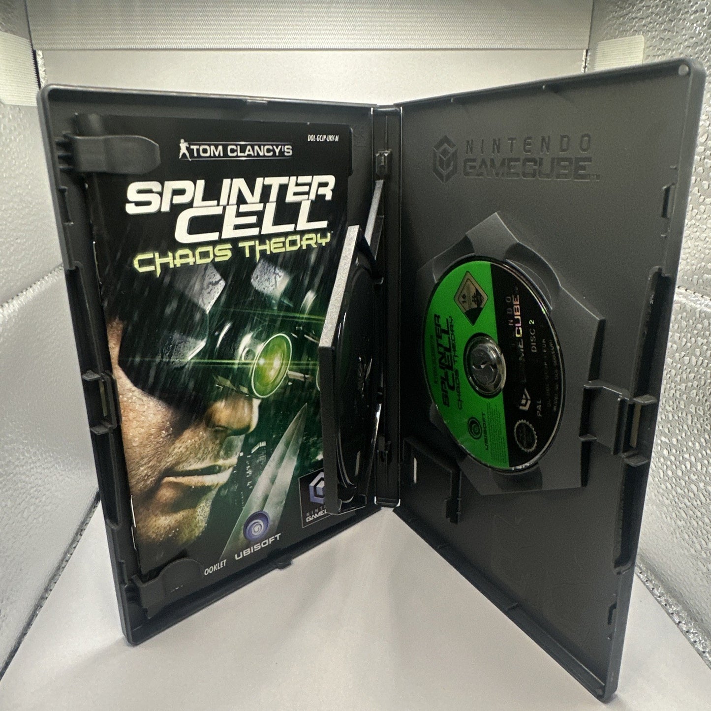 Tom Clancy's Splinter Cell: Chaos Theory • Nintendo Gamecube Game + Manual • PAL