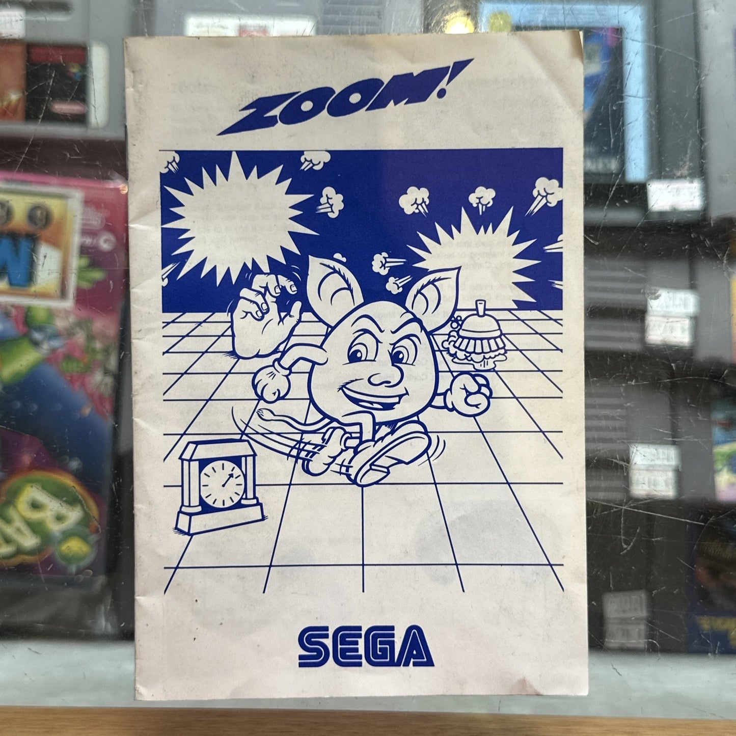 Zoom! • SEGA Mega Drive Game + Manual (1990) PAL • Complete CIB • TESTED!