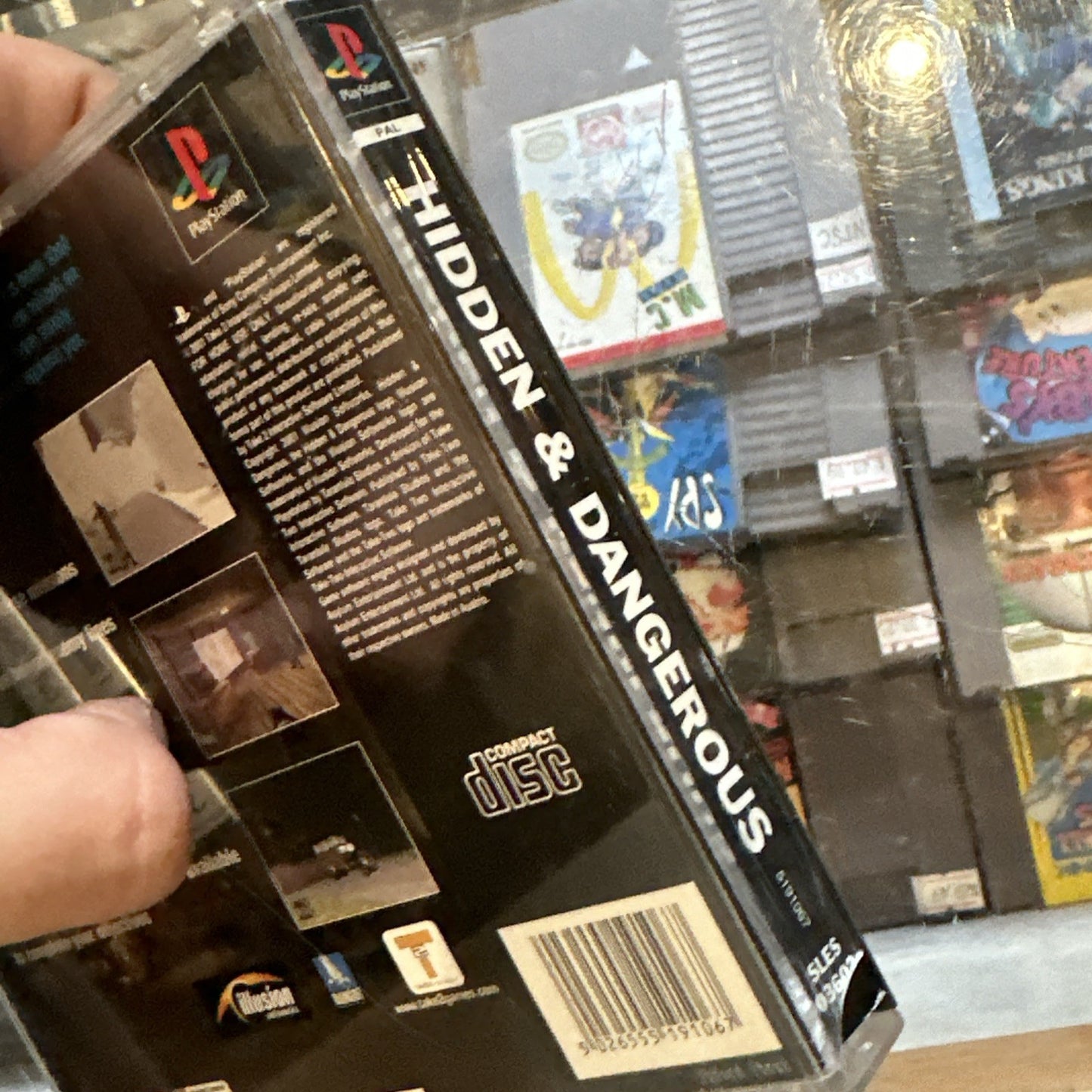 HIDDEN & DANGEROUS • Sony PlayStation 1 PS1 Game + Manual (2001) PAL • Complete