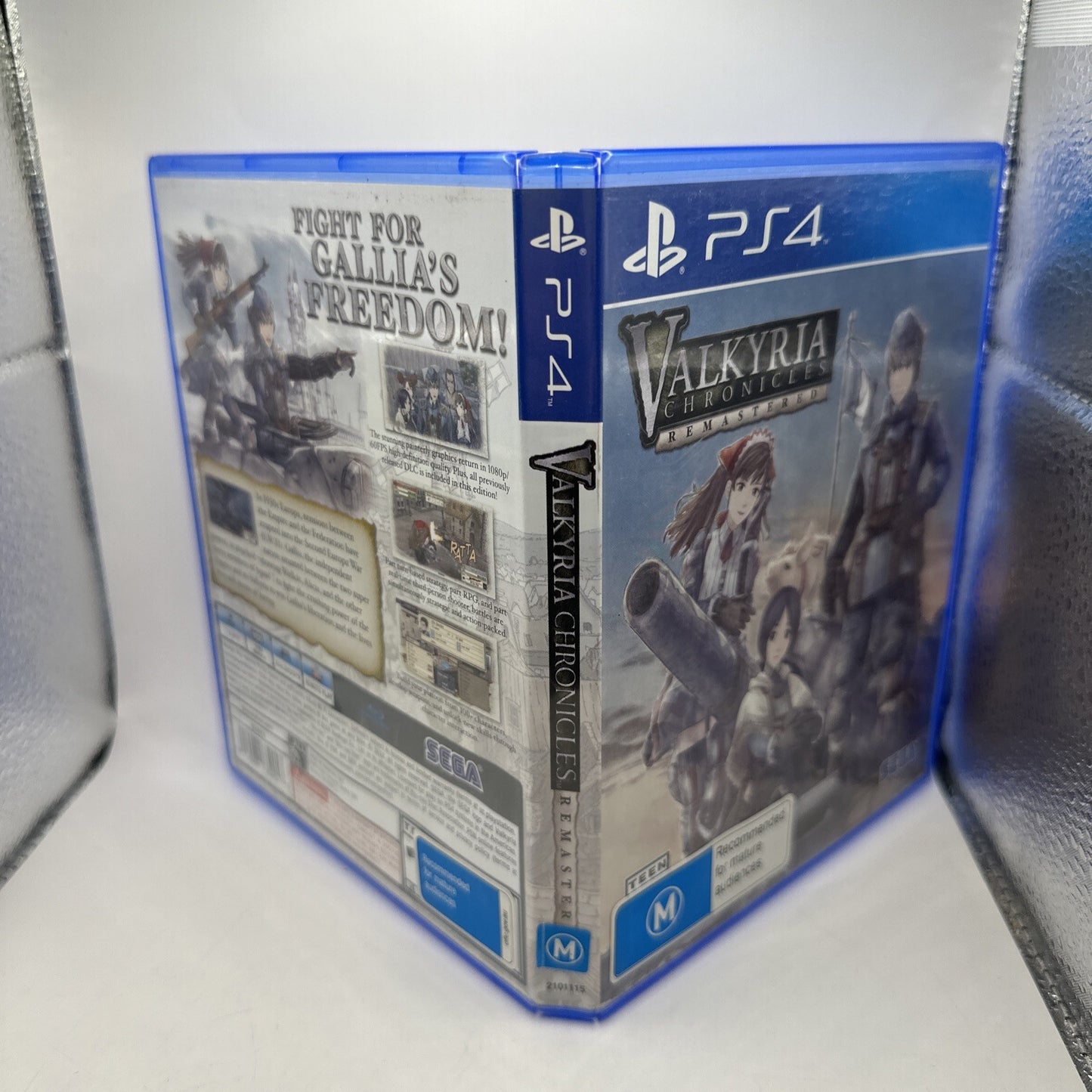 Valkyria Chronicles: Remastered • PlayStation 4 PS4 Game (2016) RPG JRPG • SEGA