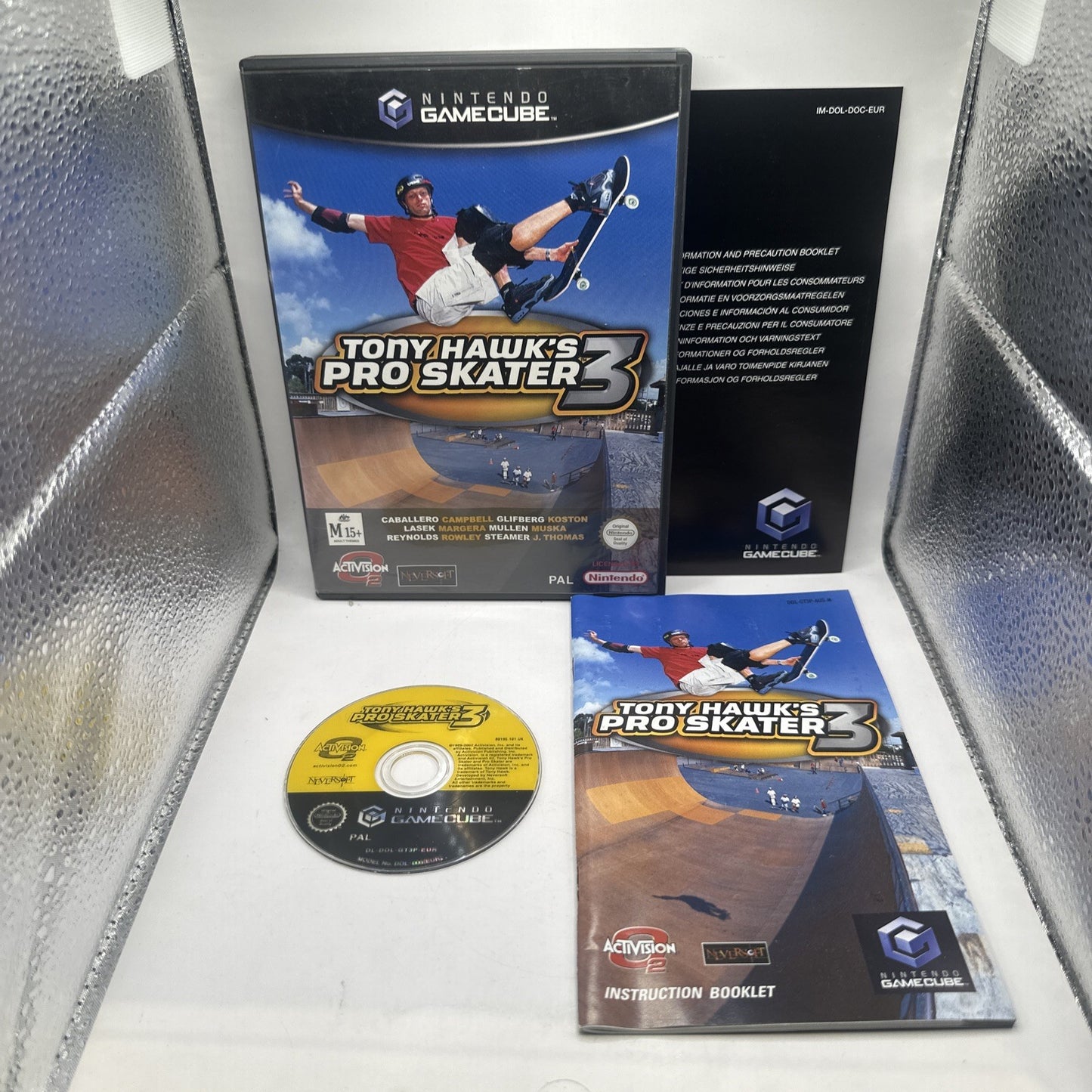 Tony Hawk's Pro Skater 3 • Nintendo GameCube Game + Manual (2002) PAL • Complete