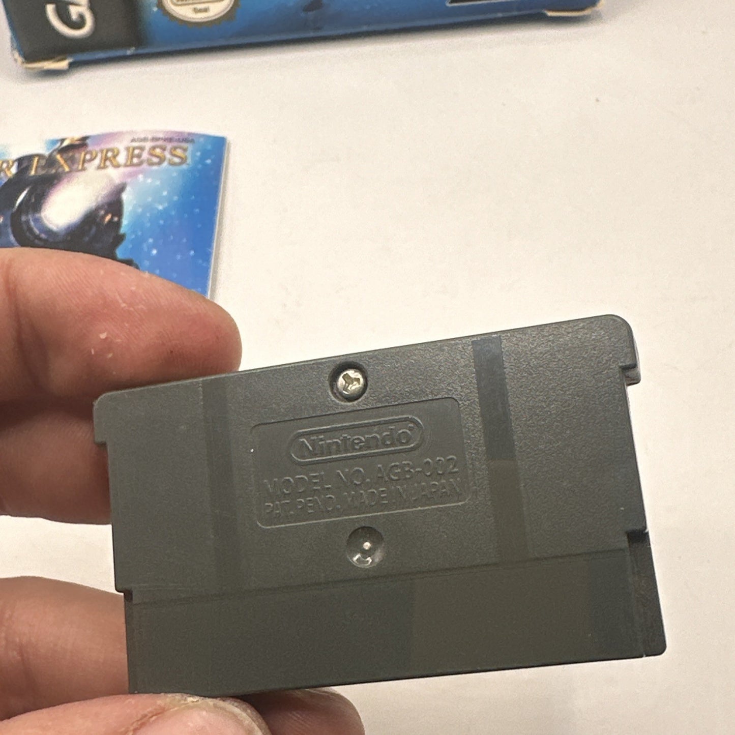 The Polar Express • Nintendo GameBoy Advance GBA Game + Manual (2004) Boxed THQ