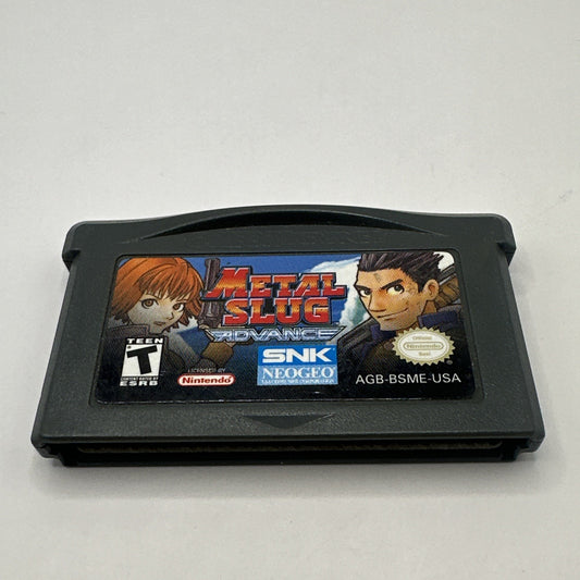 Metal Slug Advance • Nintendo Game Boy Advance GBA (2004) SNK Region Free Tested