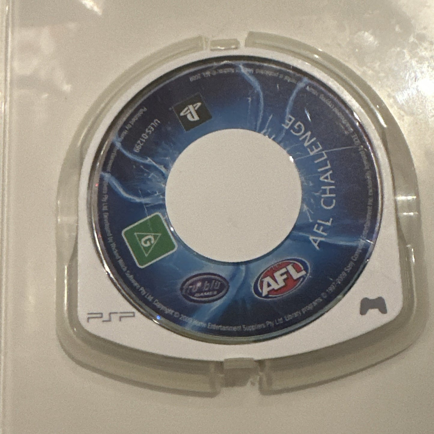 AFL Challenge • Sony PSP PlayStation Portable Game + Manual (2009) Aussie Rules