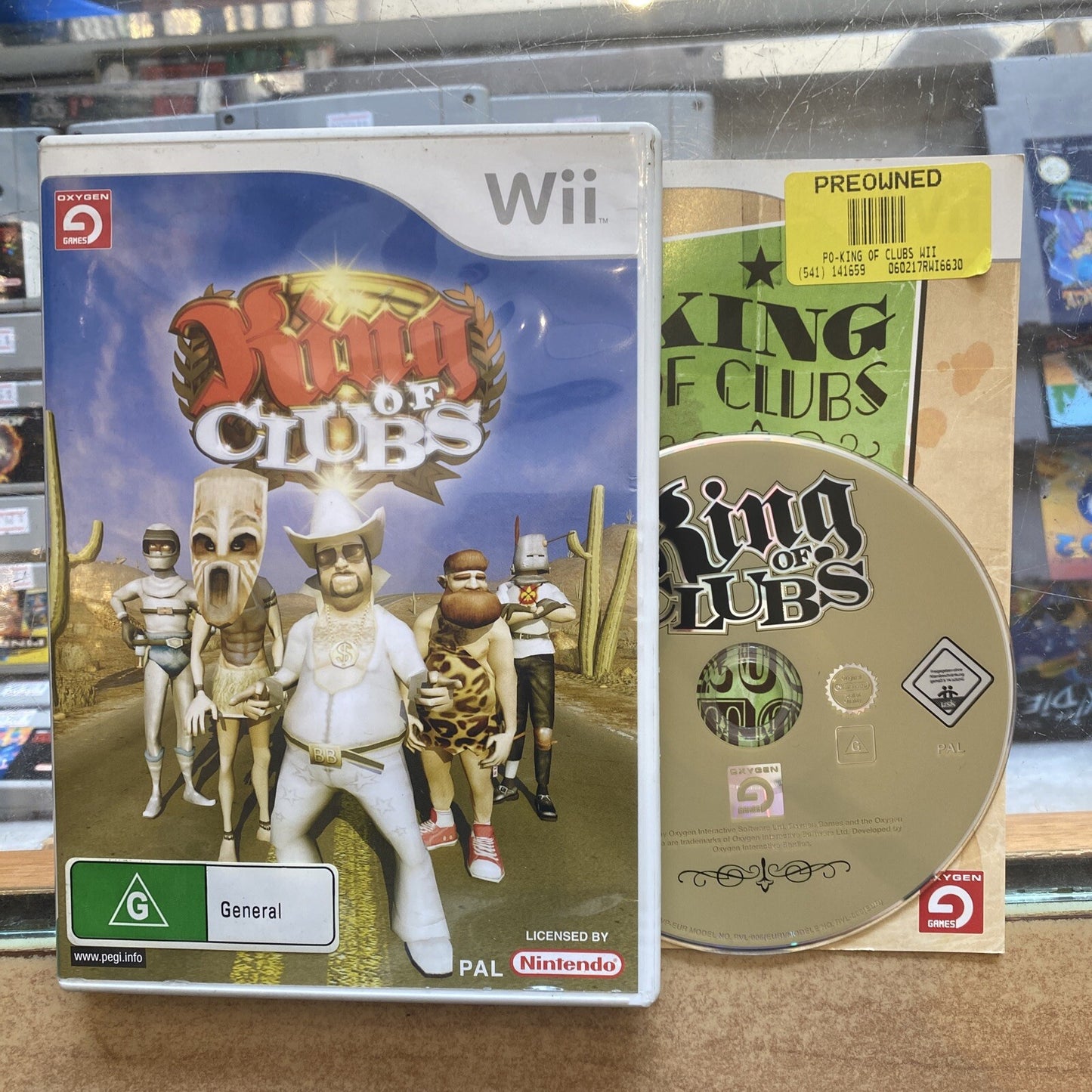 King Of Clubs Nintendo Wii Game + Manual PAL • Golf Wii Games • Oxygen Games
