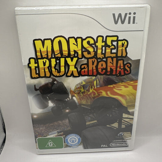 Monster Trux Arenas • Nintendo Wii Game **SEALED/BRAND NEW!!** AUS PAL • Trucks