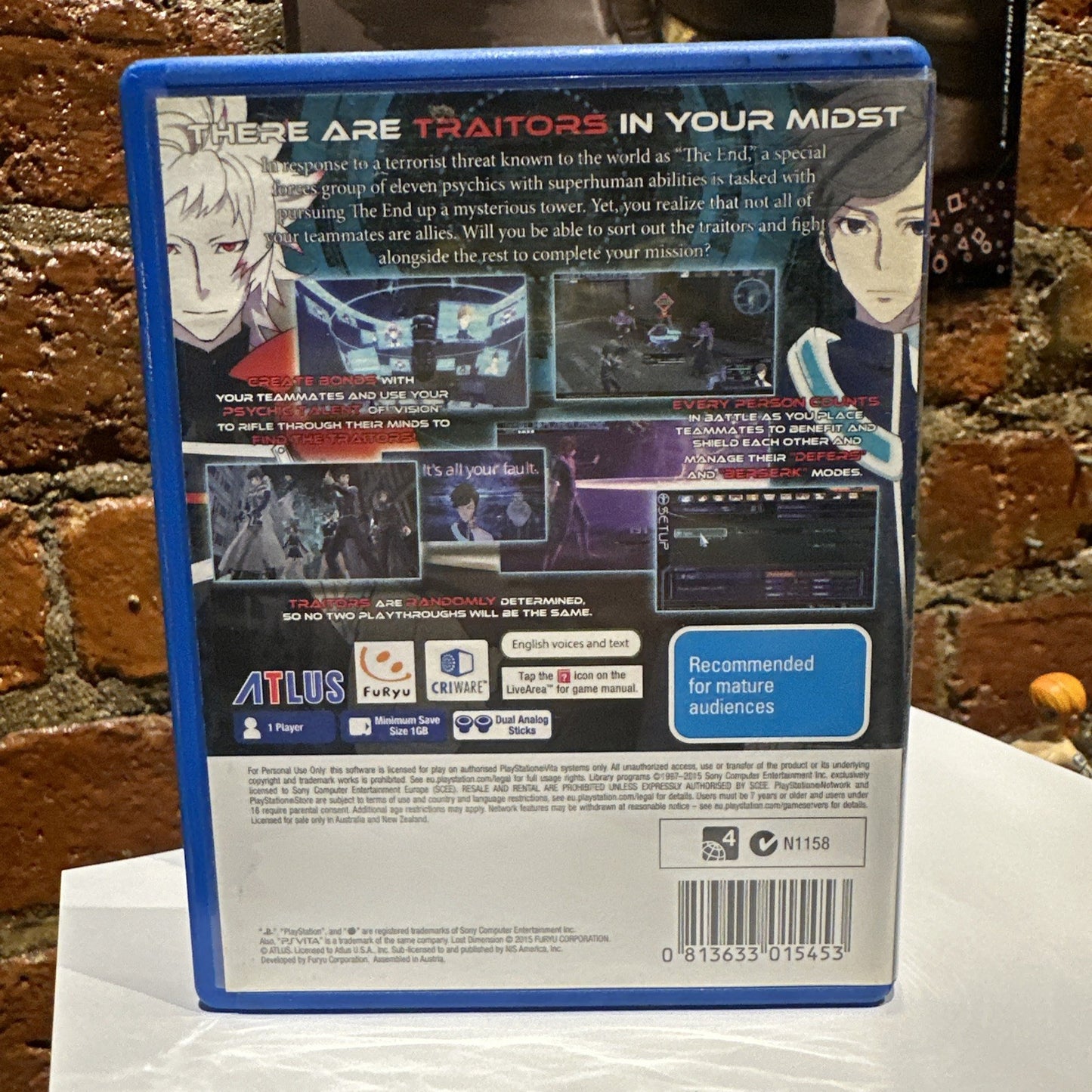Lost Dimension • Playstation Vita / PS Vita Game (2015) AUS • ATLUS