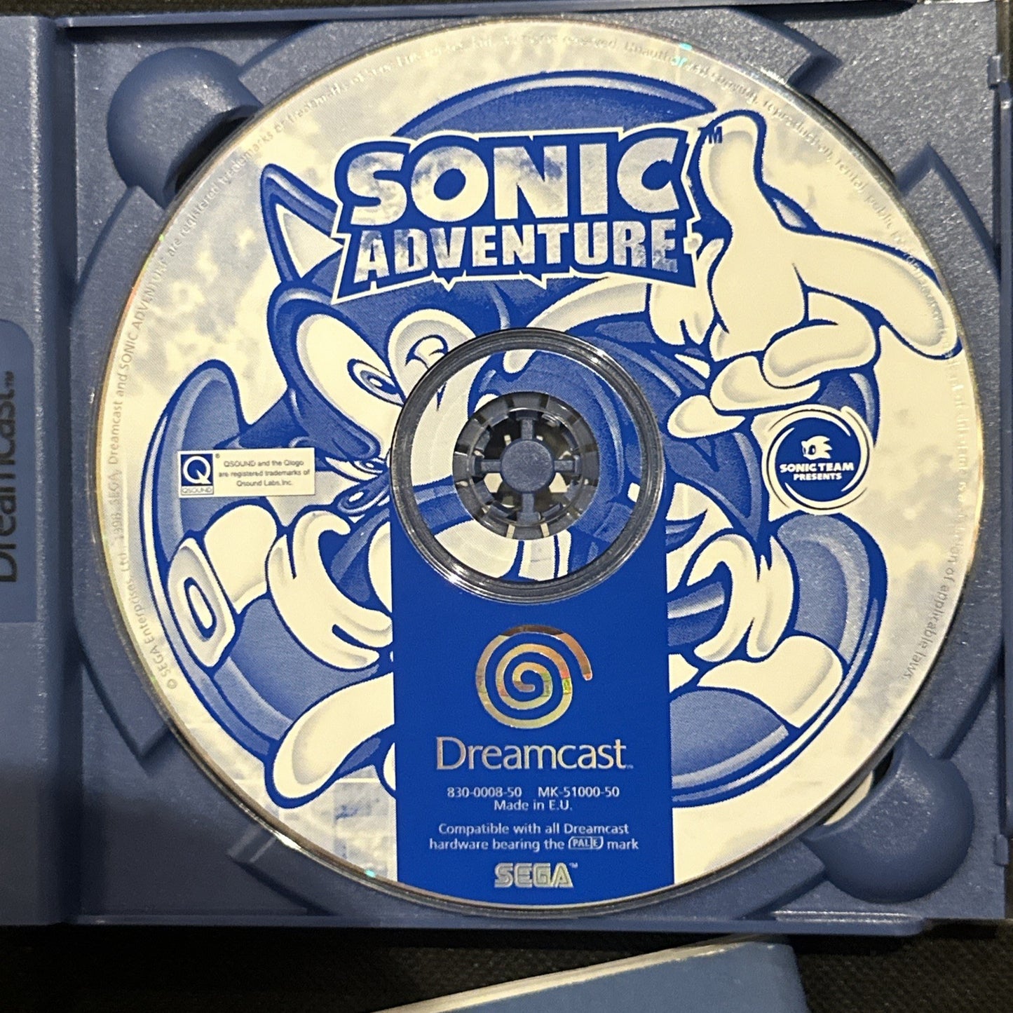 Sonic Adventure • Sega Dreamcast Game + Manual (1998) PAL • Complete CIB • VGC