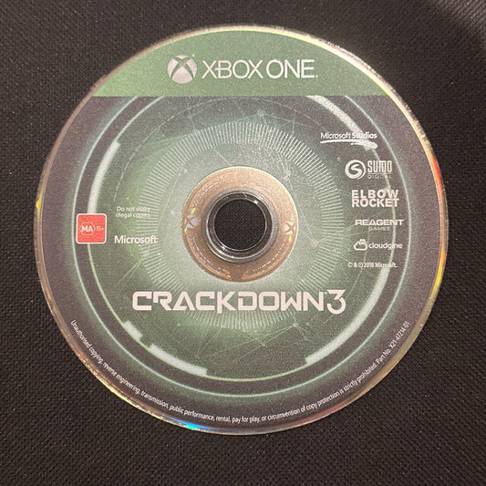 Crackdown 3 • Xbox One Game (2018) Disc Only • PAL AUS