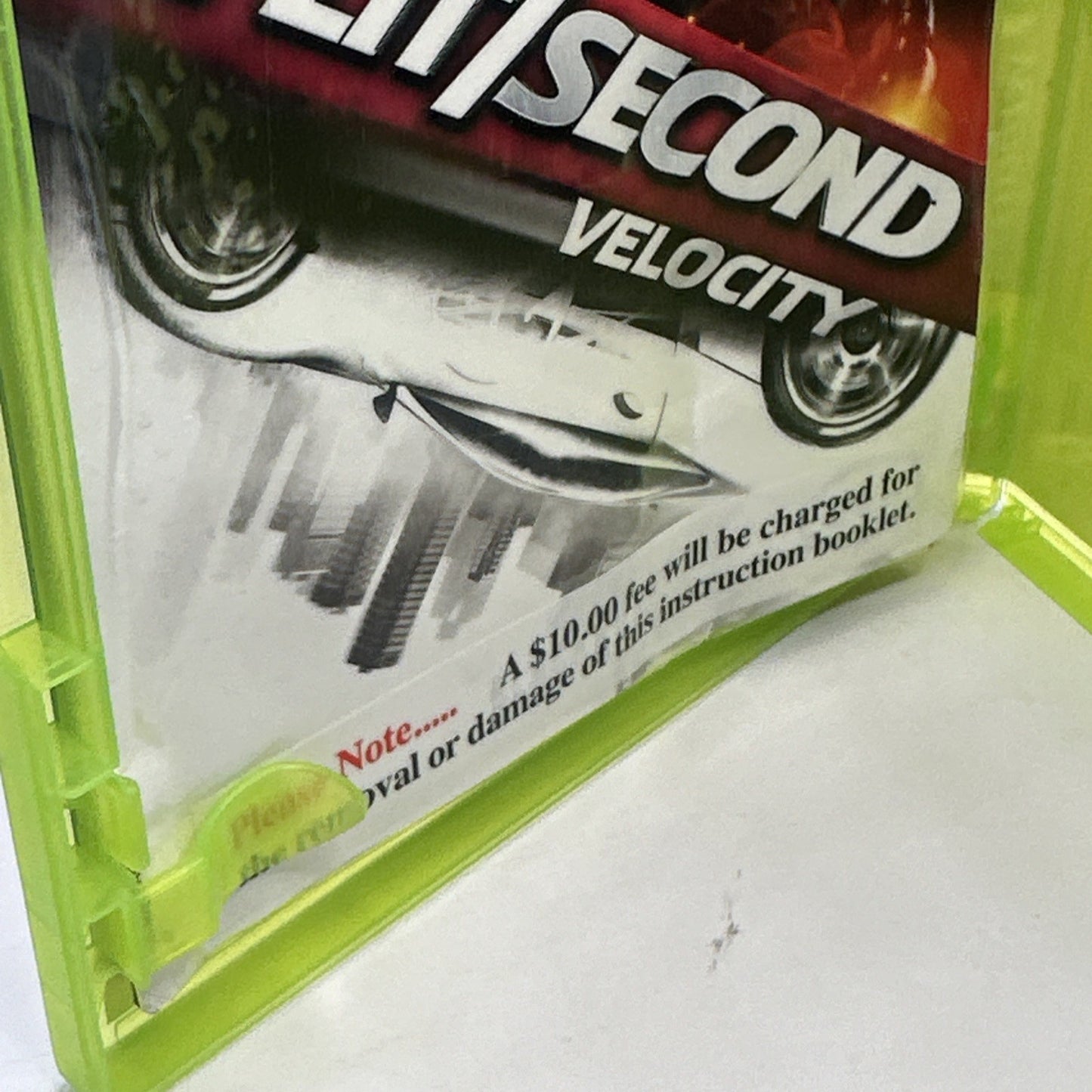 Split/Second Velocity • Xbox 360 Game + Manual (2010) PAL AUS Disney • Ex-Rental