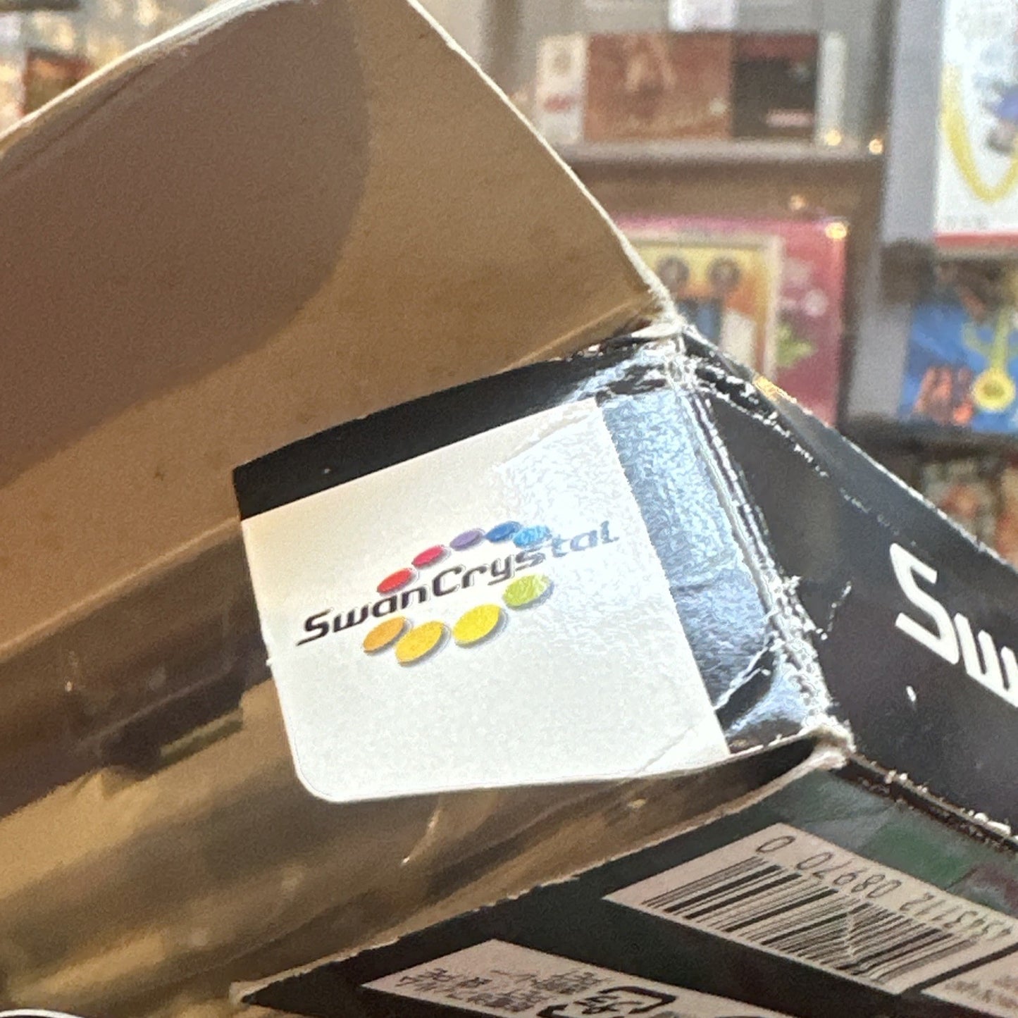 Bandai Wonder Swan Crystal Blue Violet Console Boxed + Manual • SwanCrystal