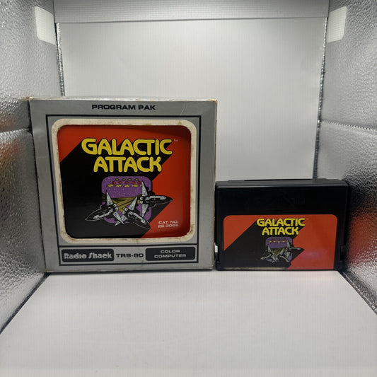Galactic Attack • Tandy Radio Shack TRS-80 Game + Manual PAL AUS Complete Boxed