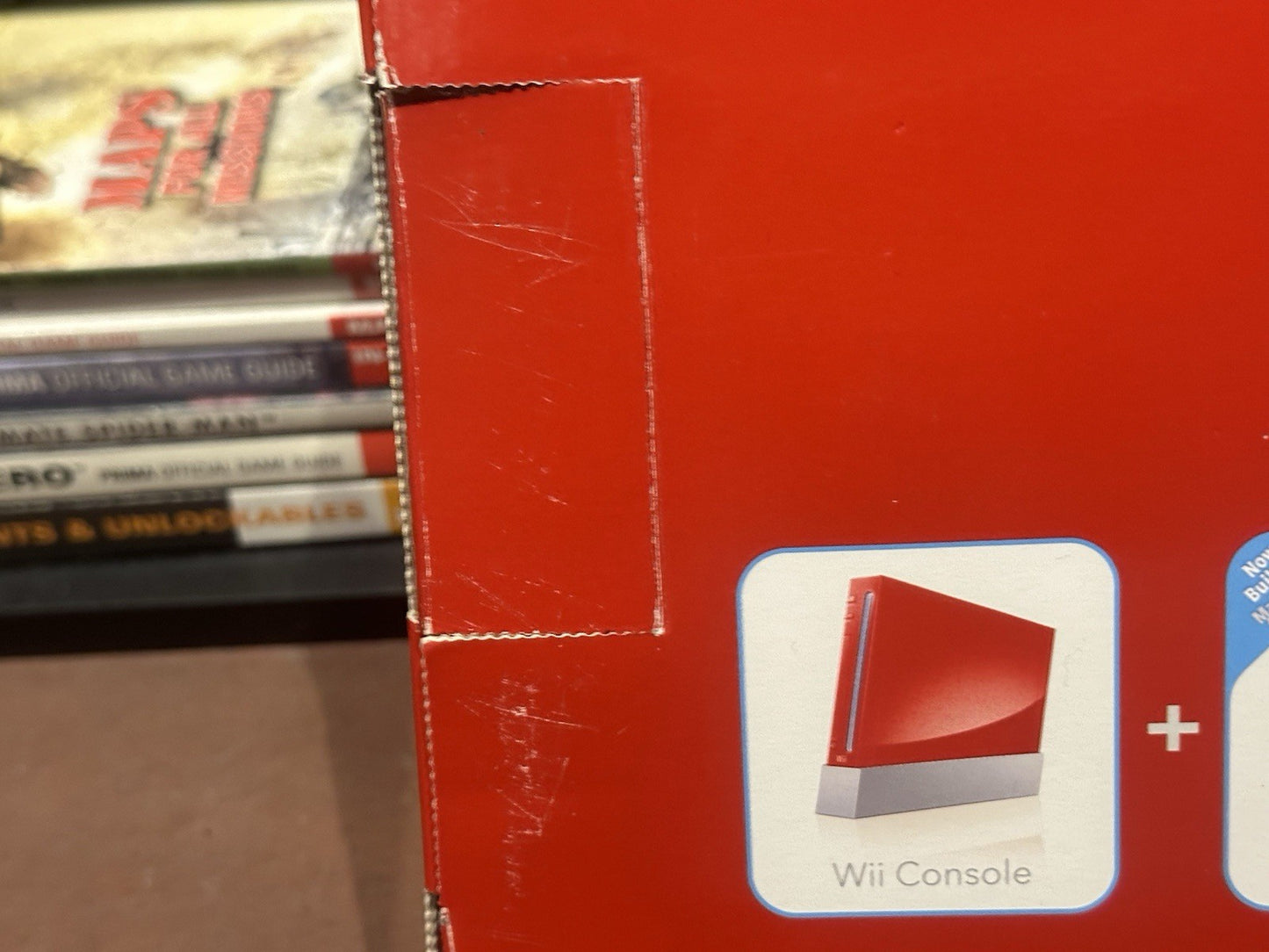 RedNintendo Wii Console Super Mario Bros 25th Anniversary Edition NTSC Complete